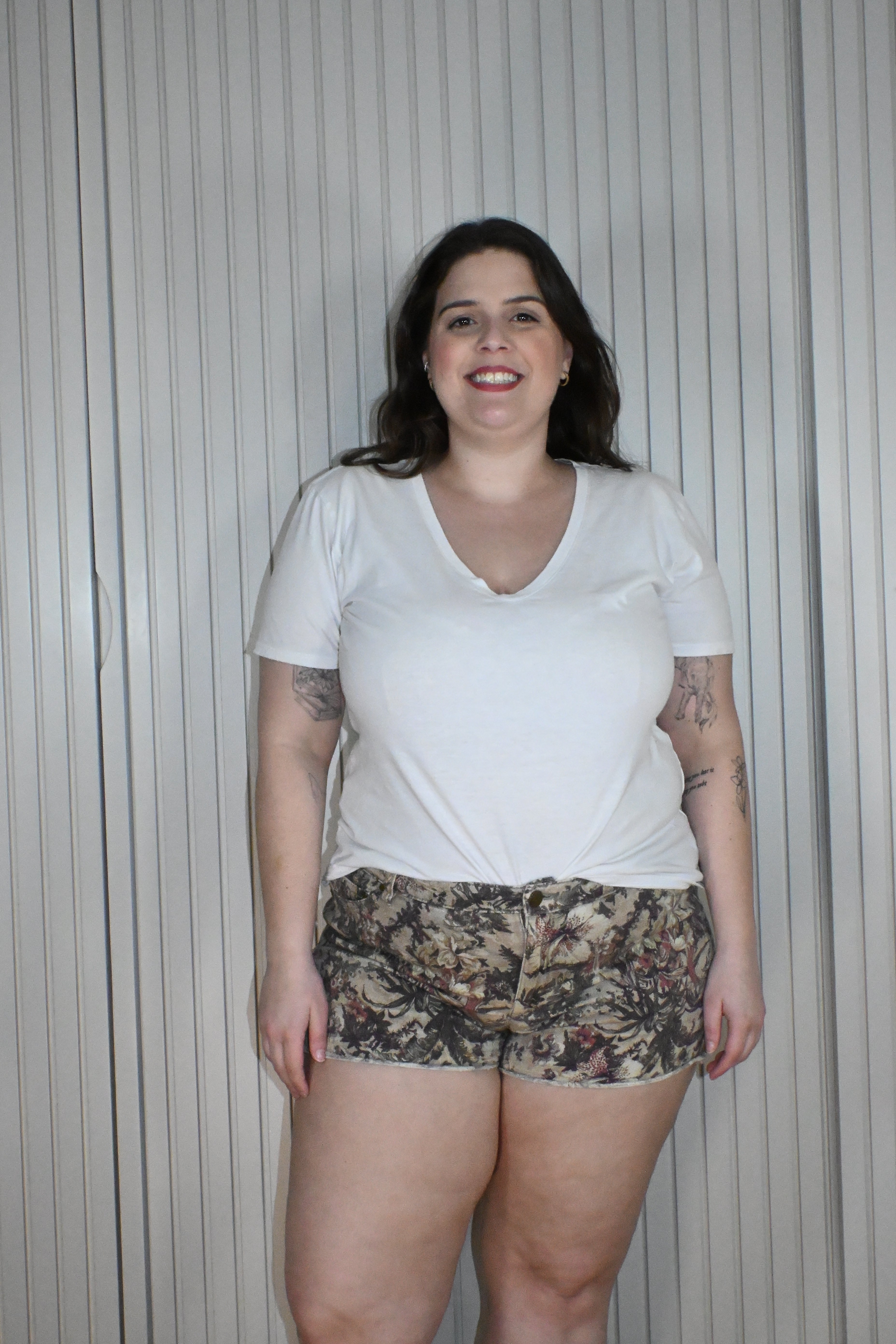 Shorts estampado floral