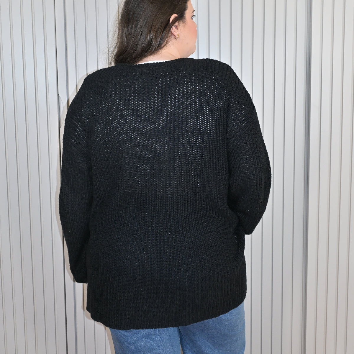 Malha preta oversized