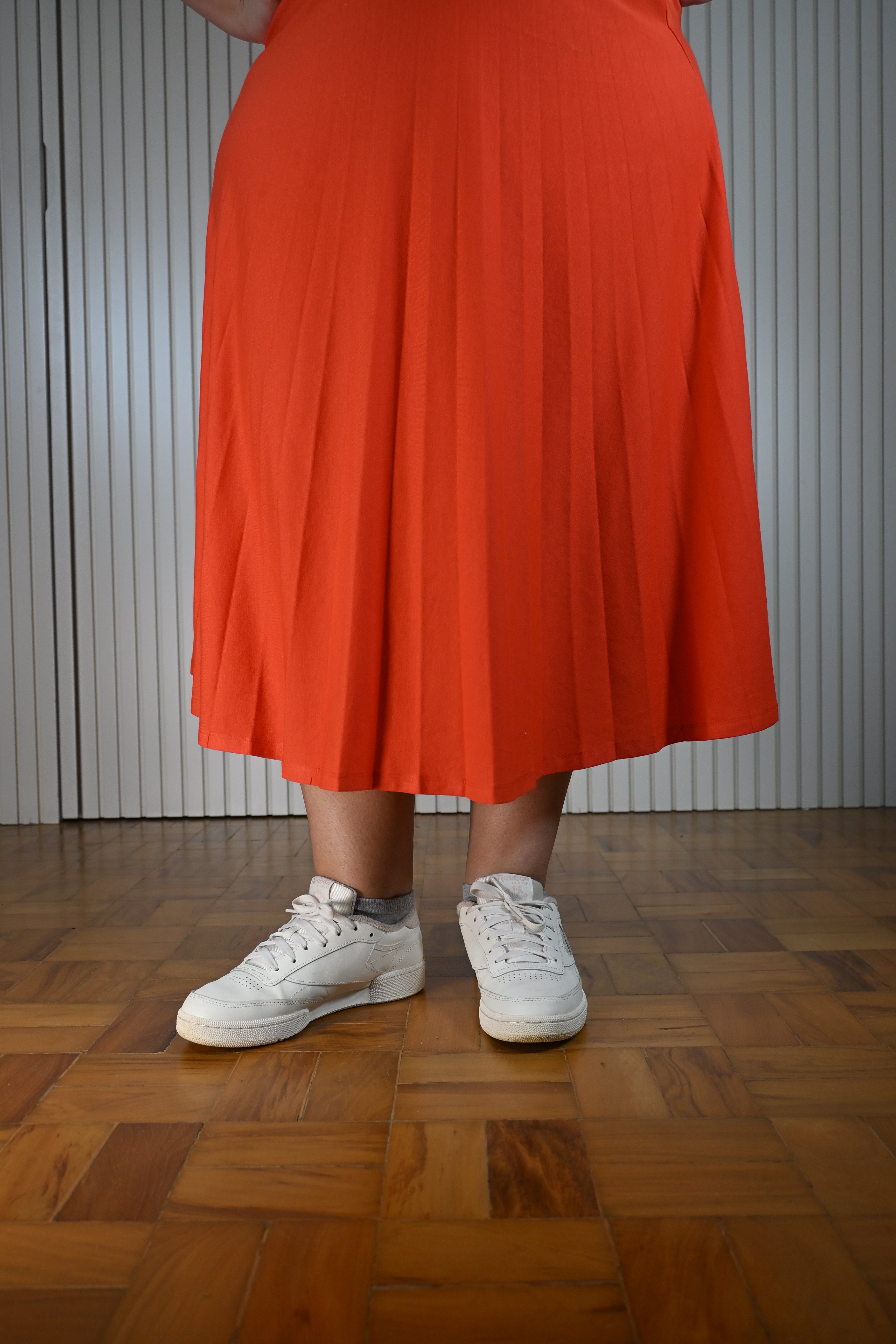 Tênis Branco com Detalhes Rosa