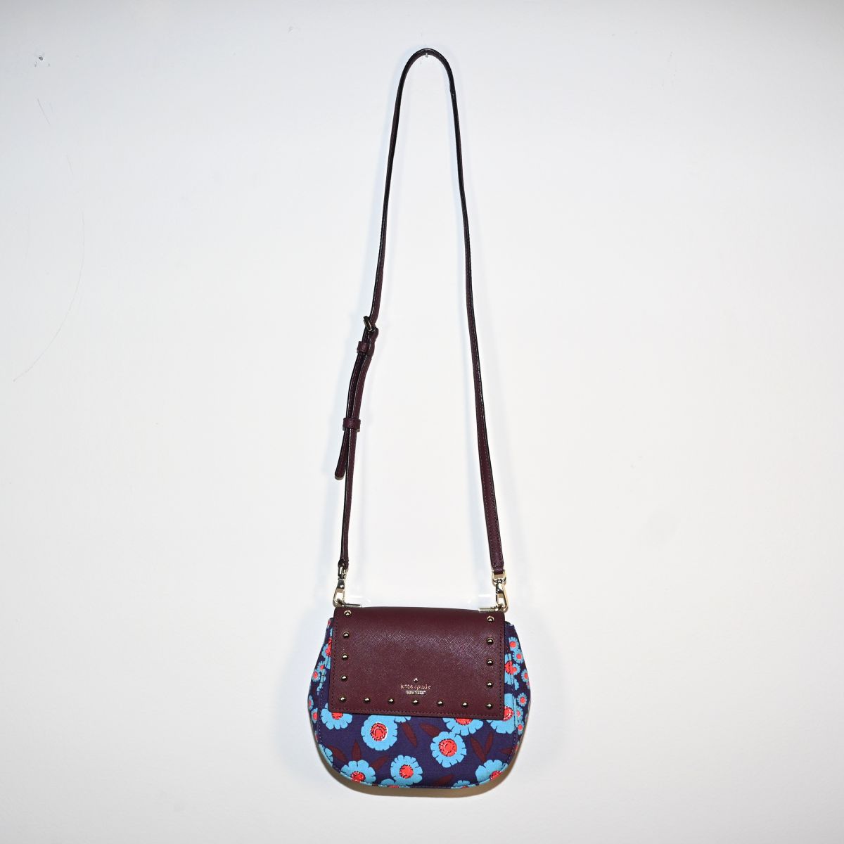 Bolsa pequena floral azul