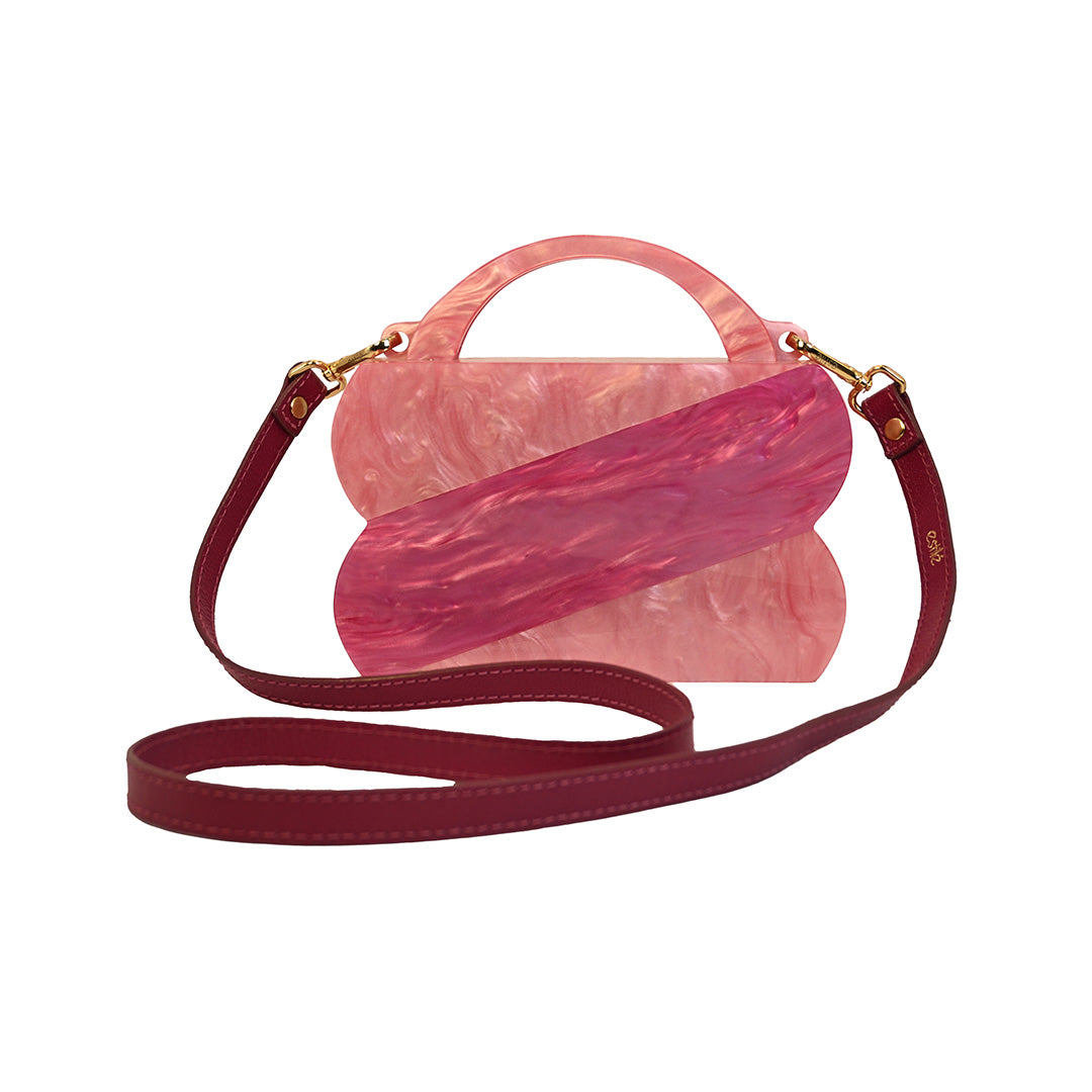 Bolsa pequena rosa candy