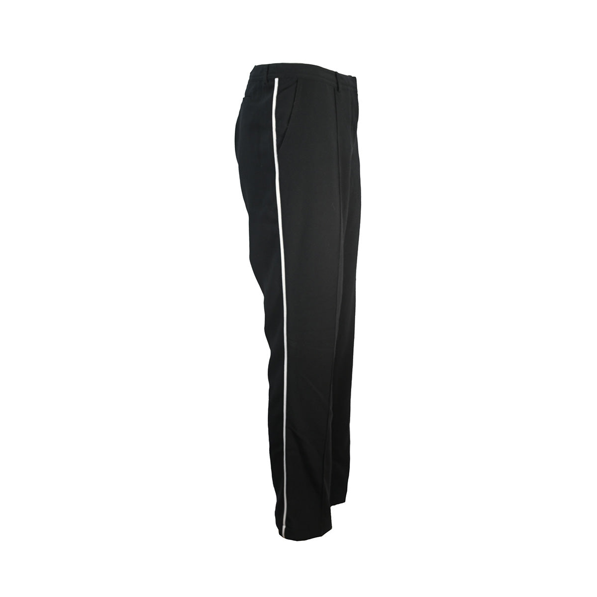 Calça Preta com Listra Branca