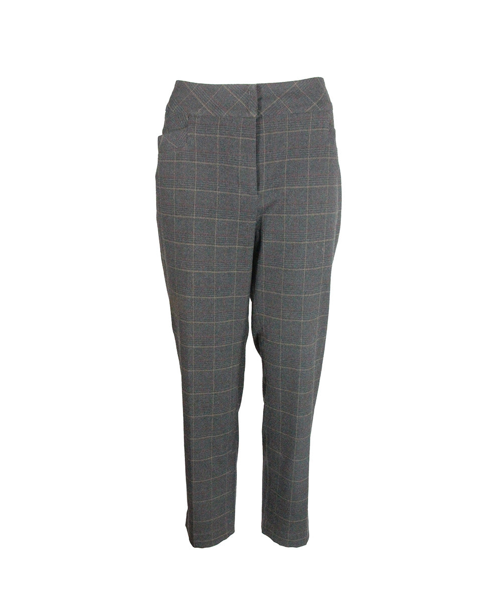 Calça Escura Xadrez