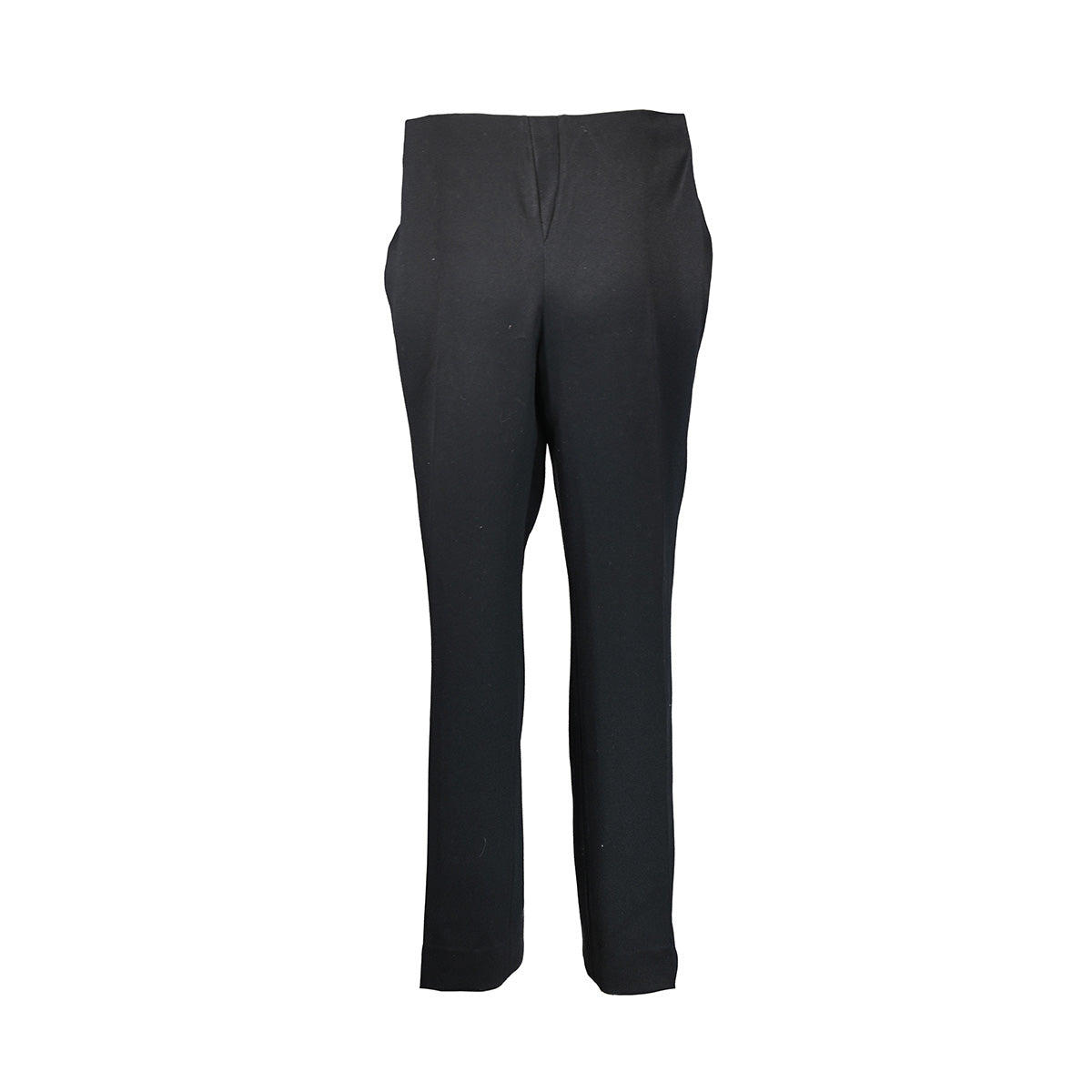 Calça preta de alfaiataria com ziper