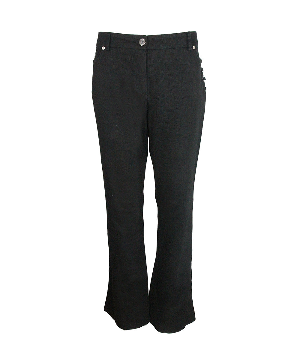 Calça Preta Reta