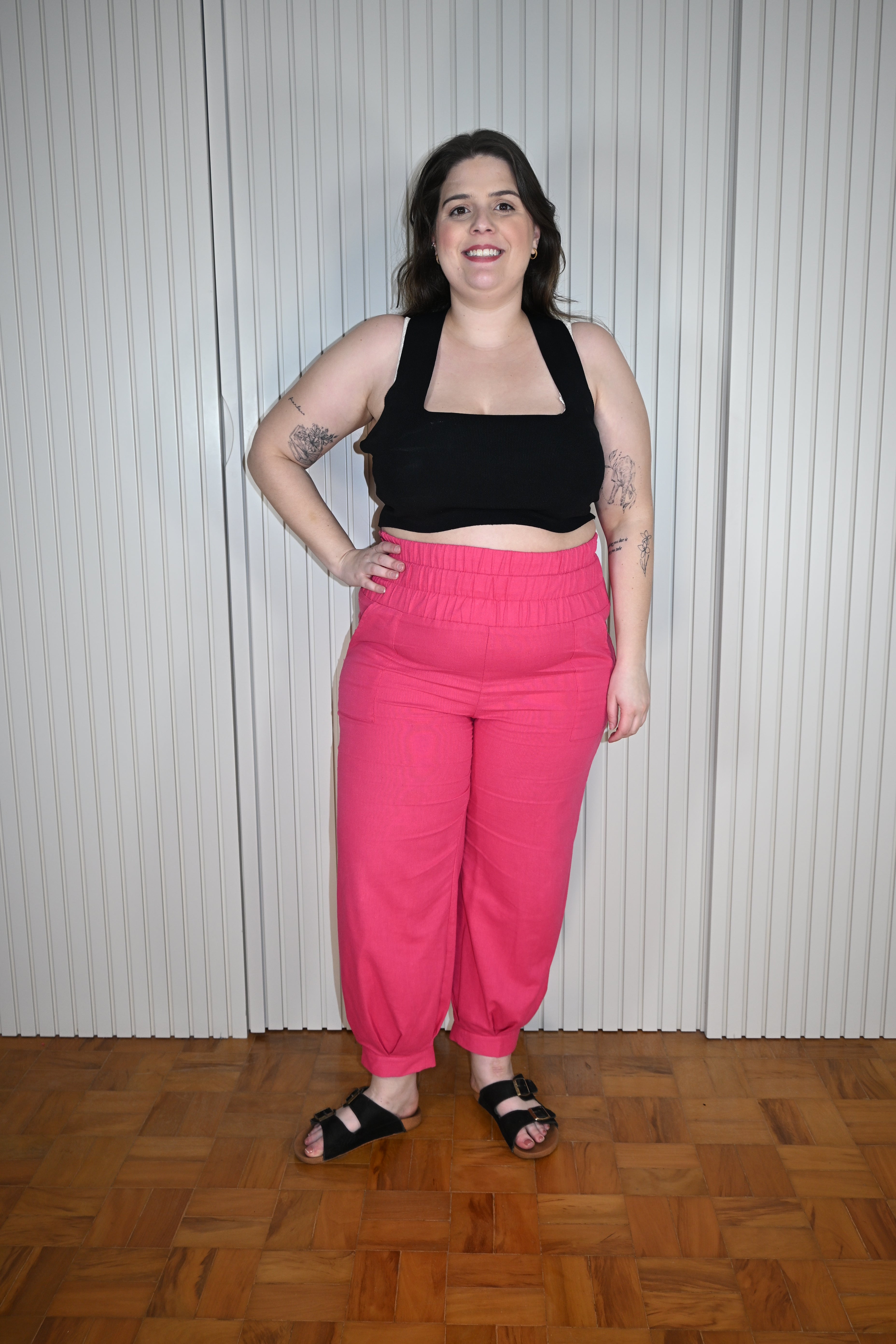 Calça Pink de Alfaiataria