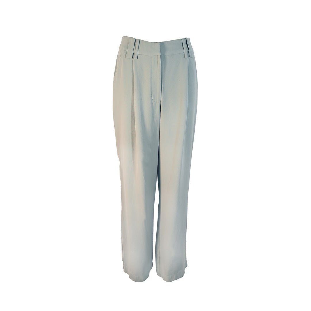 Calça cinza azulado alfaiataria