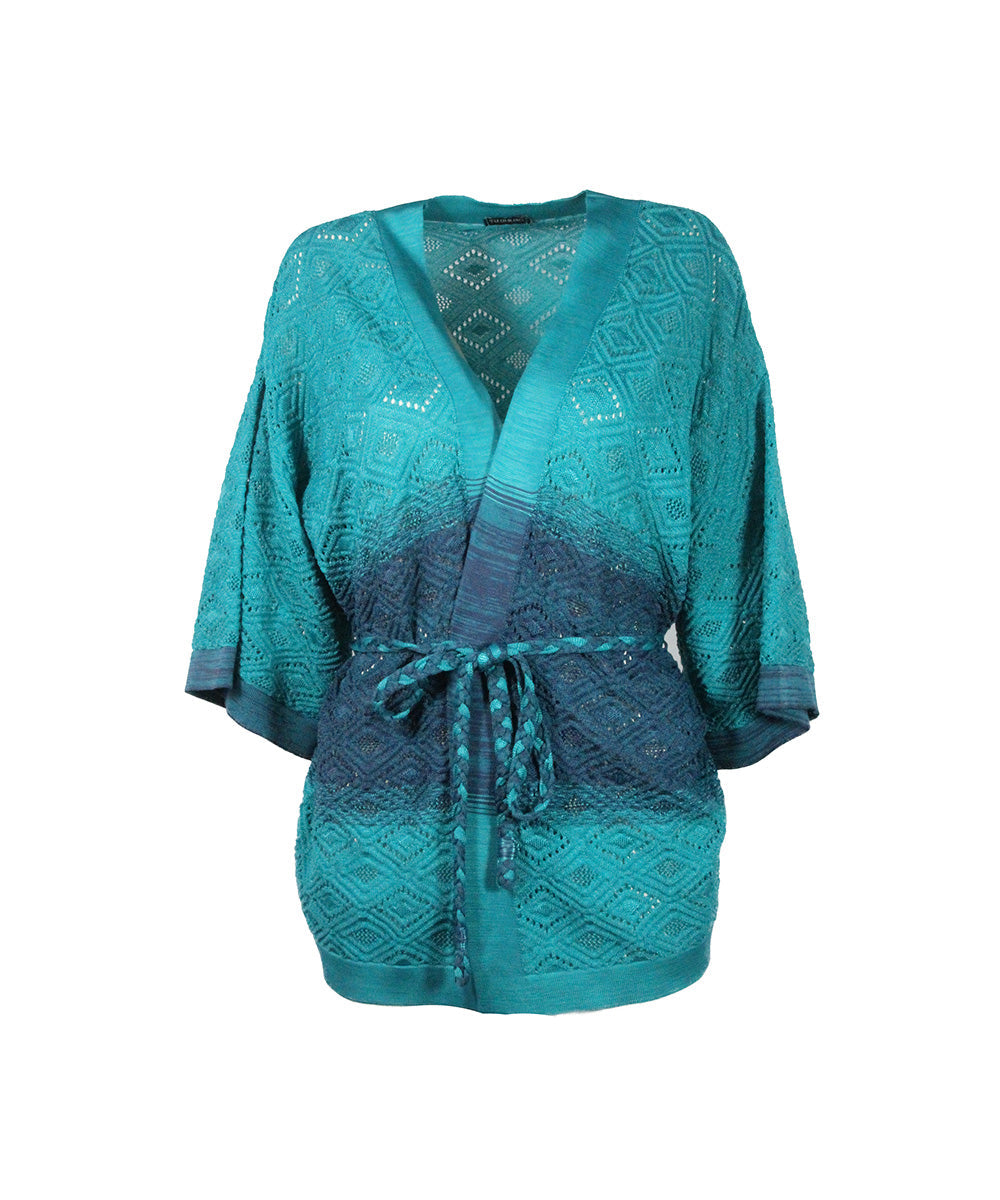 Kimono em tons de Azul