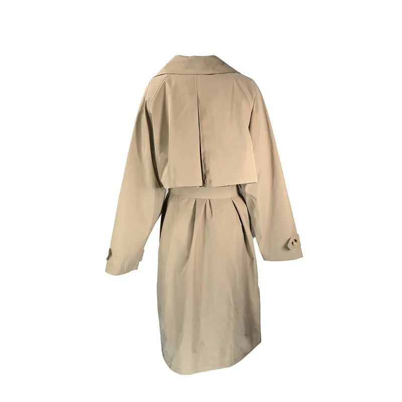 Trench Coat Oversized Bege