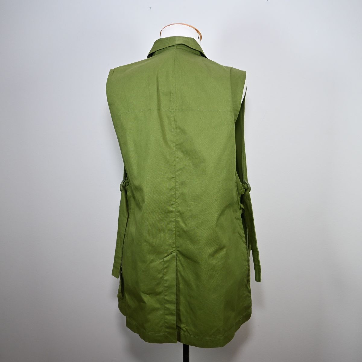 Colete longo verde militar