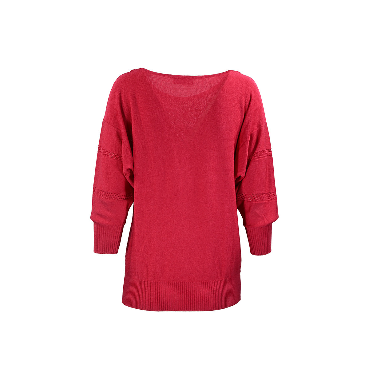 Blusa rosa de linha com flor