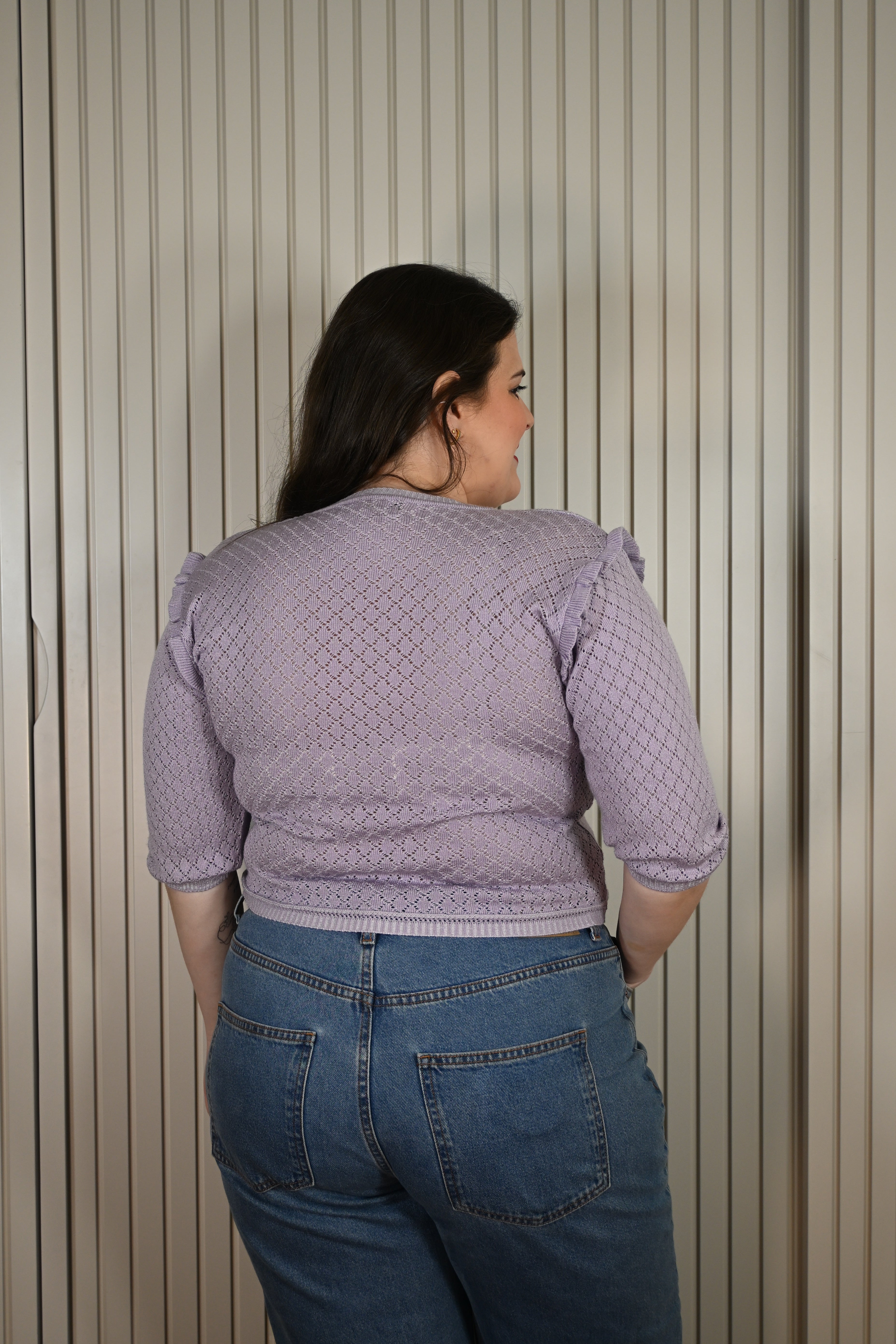 Blusa Lilás de Malha