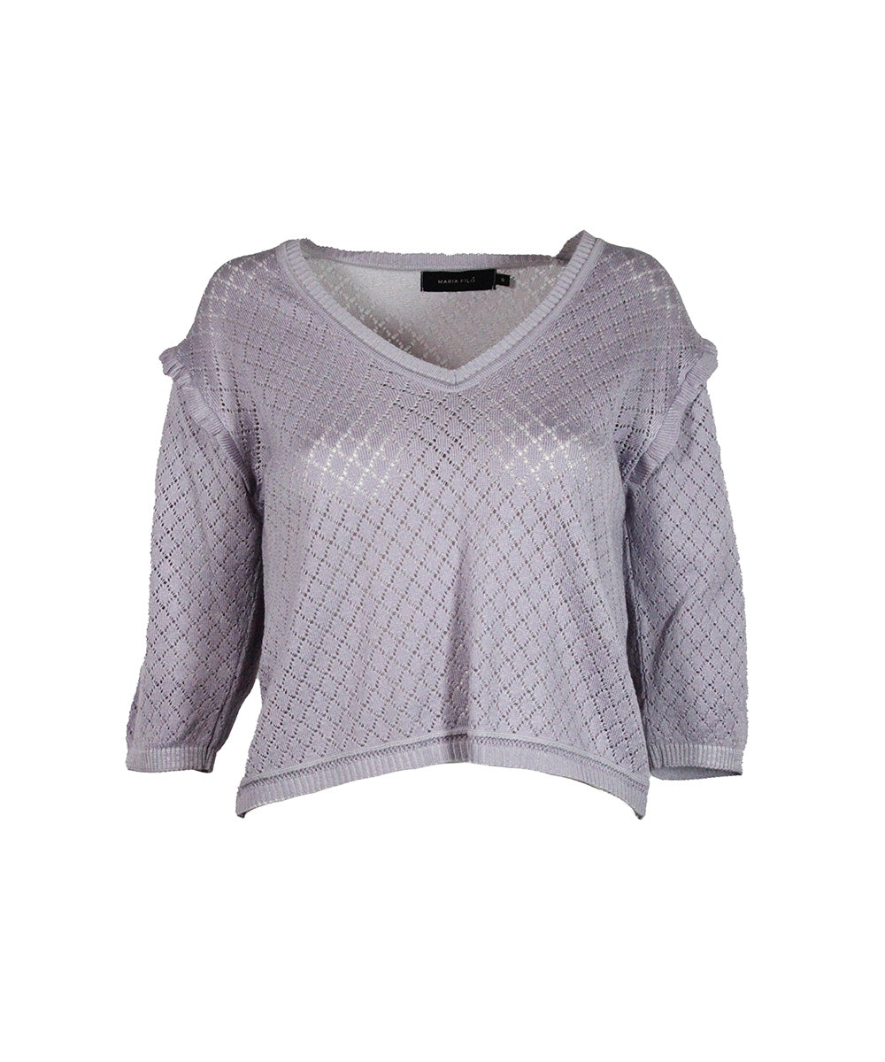 Blusa Lilás de Malha