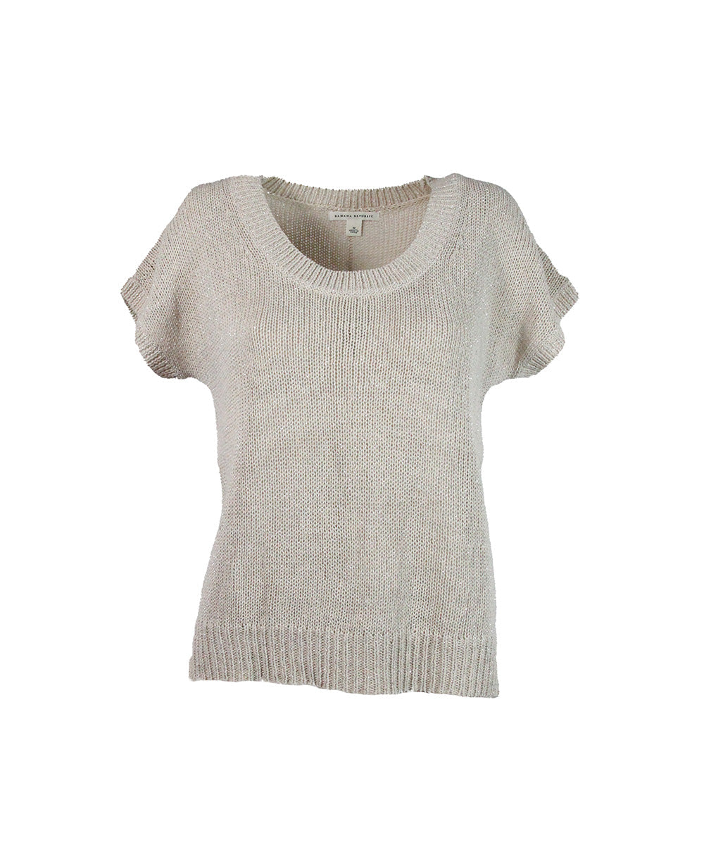 Camiseta Bege de Malha