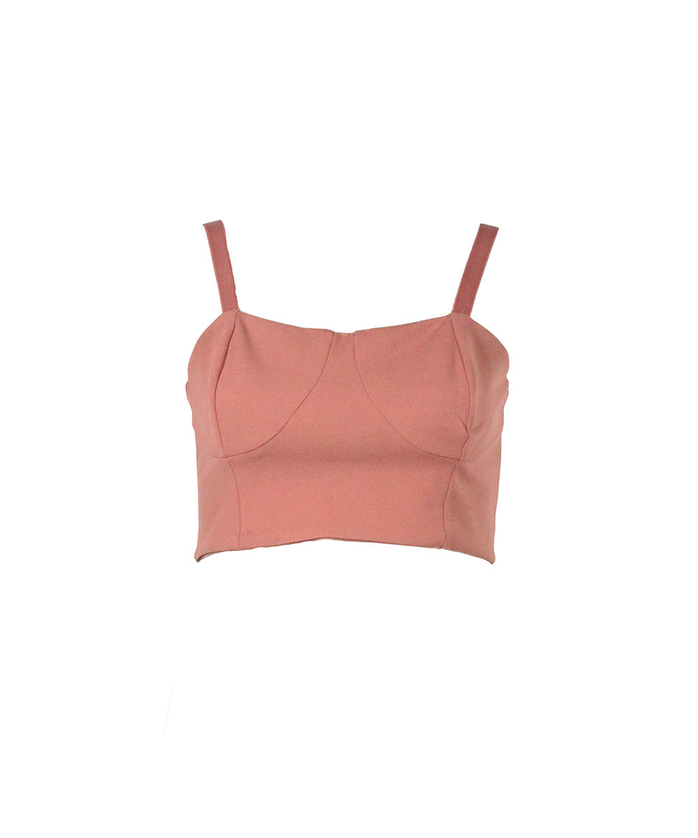 Cropped Regata Rosa Queimado