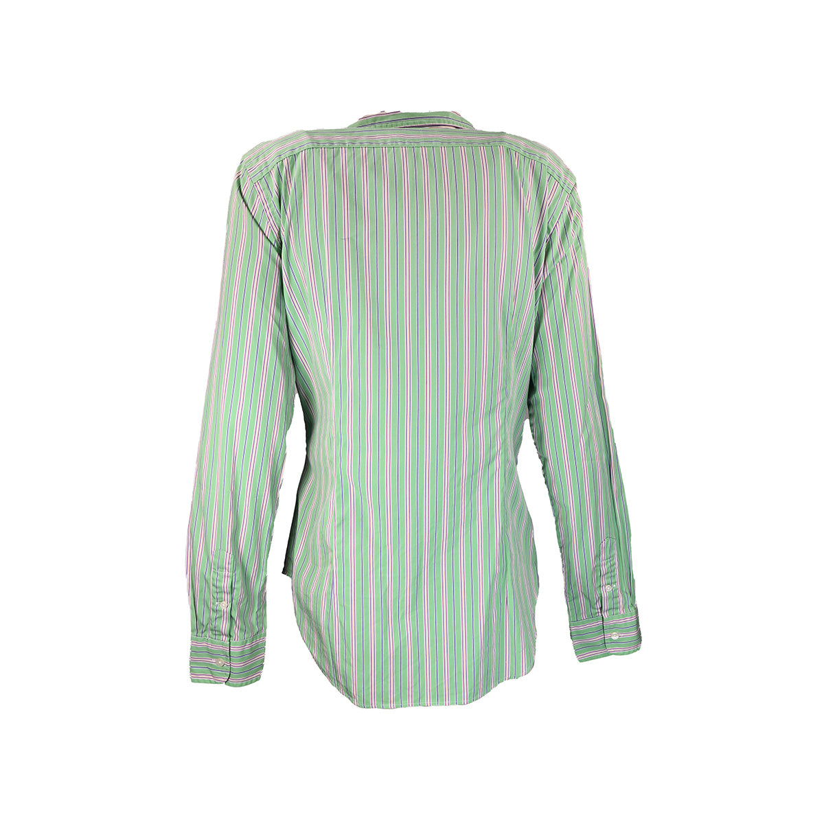 Camisa verde menta com listras