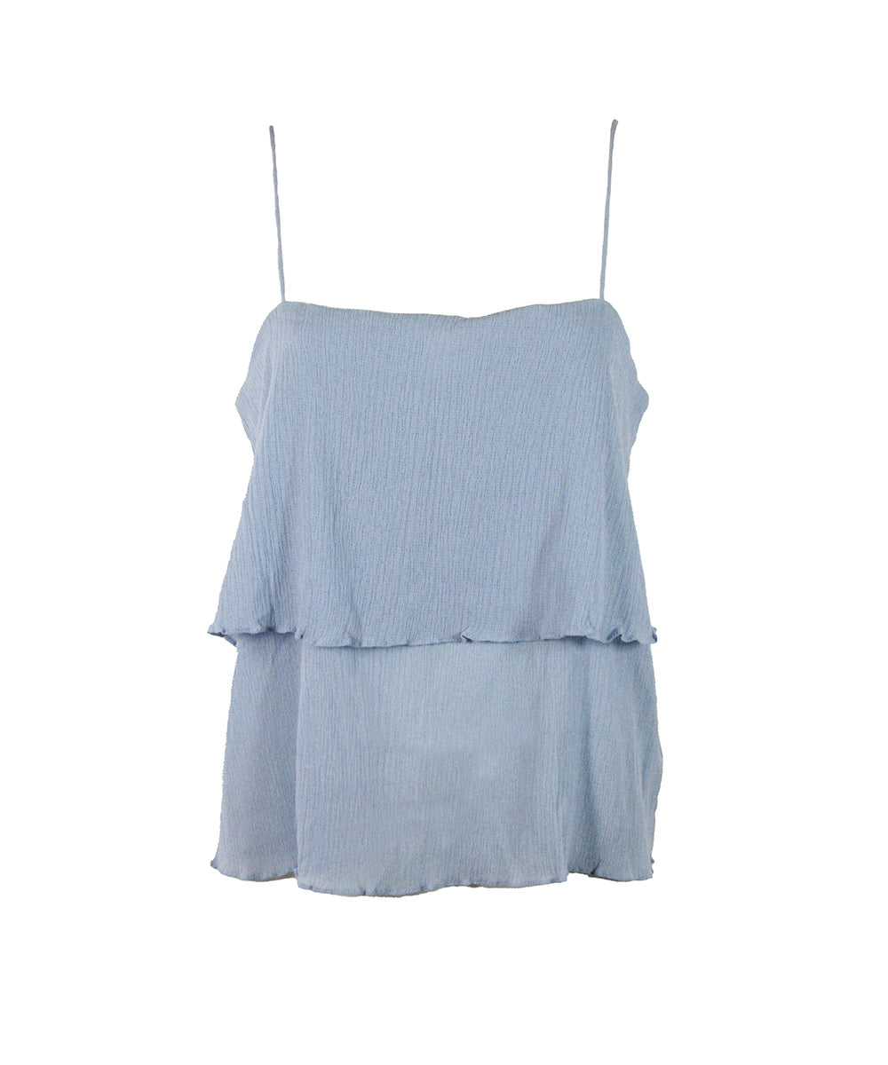Regata Azul Clara com Babado