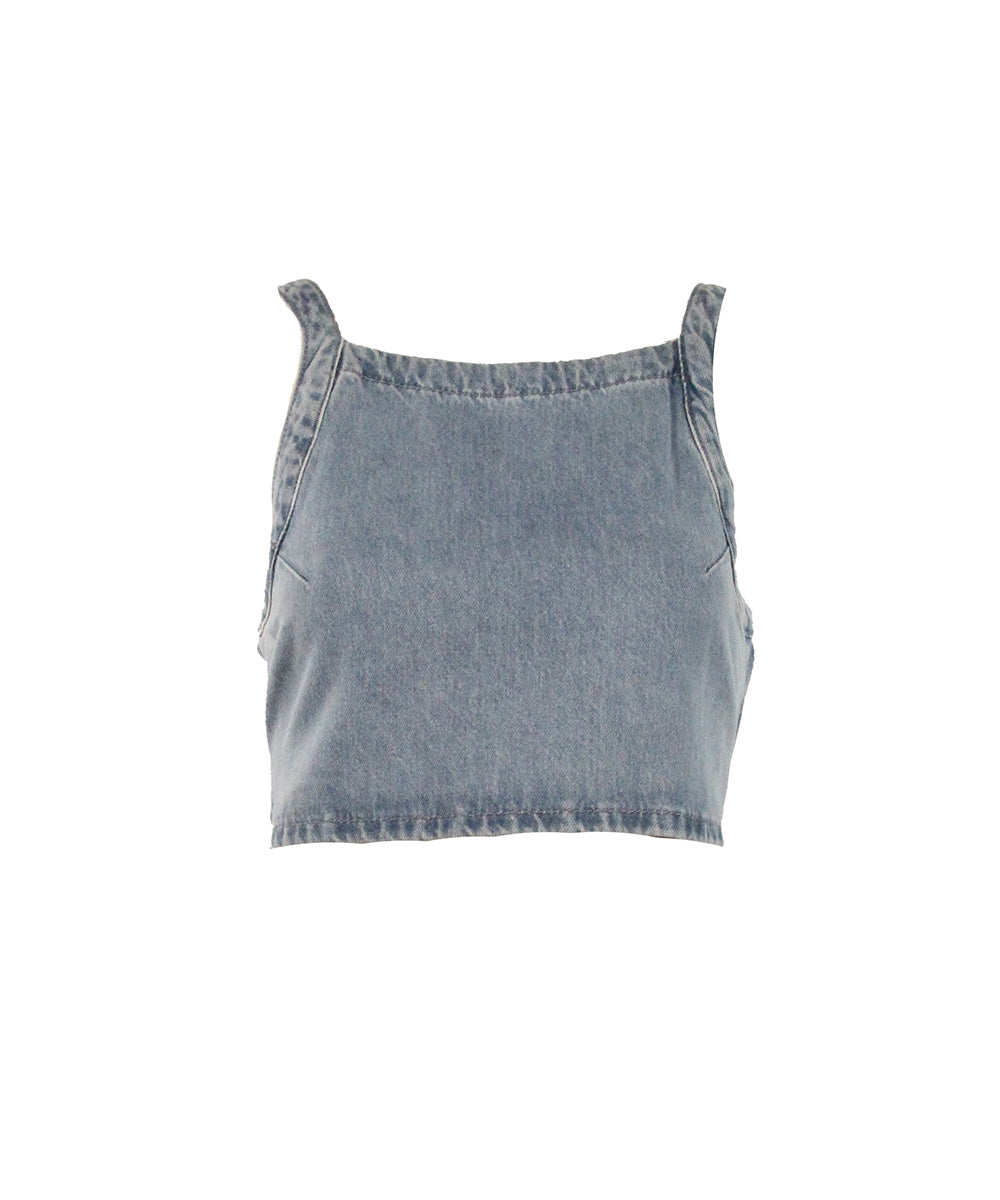 Cropped Jeasn com Costas Aberta