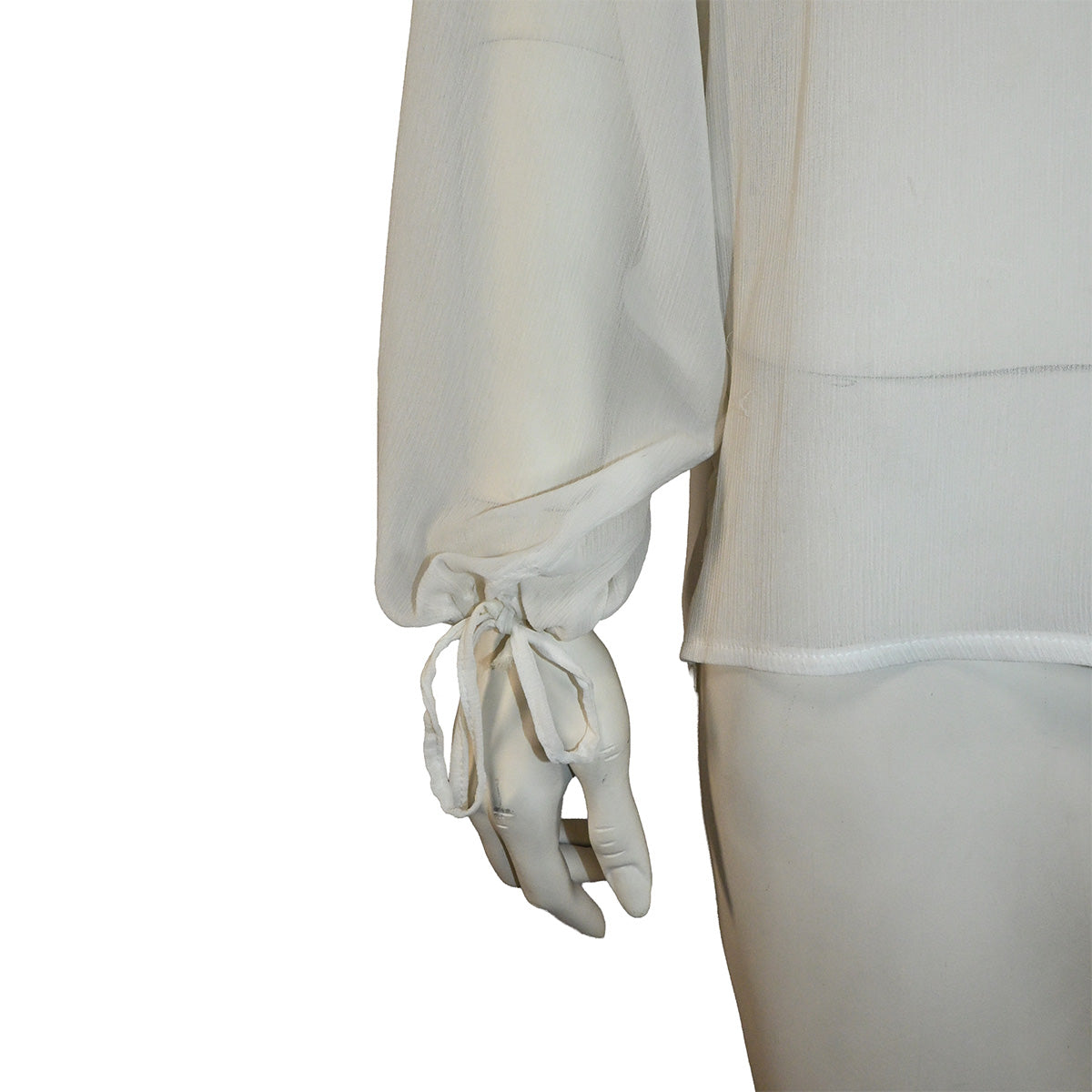 Camisa branca com transparência