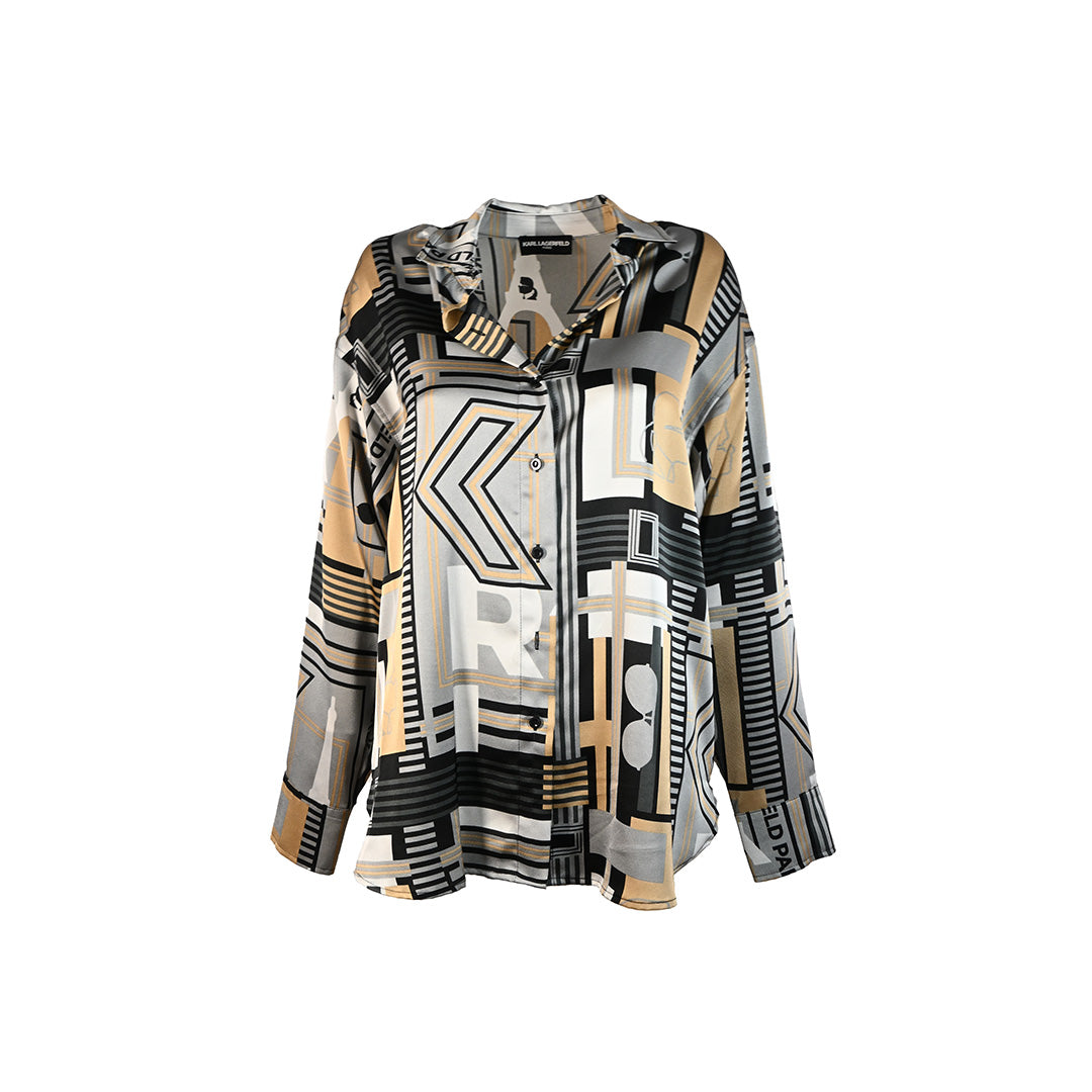 Camisa estampada Karl L.