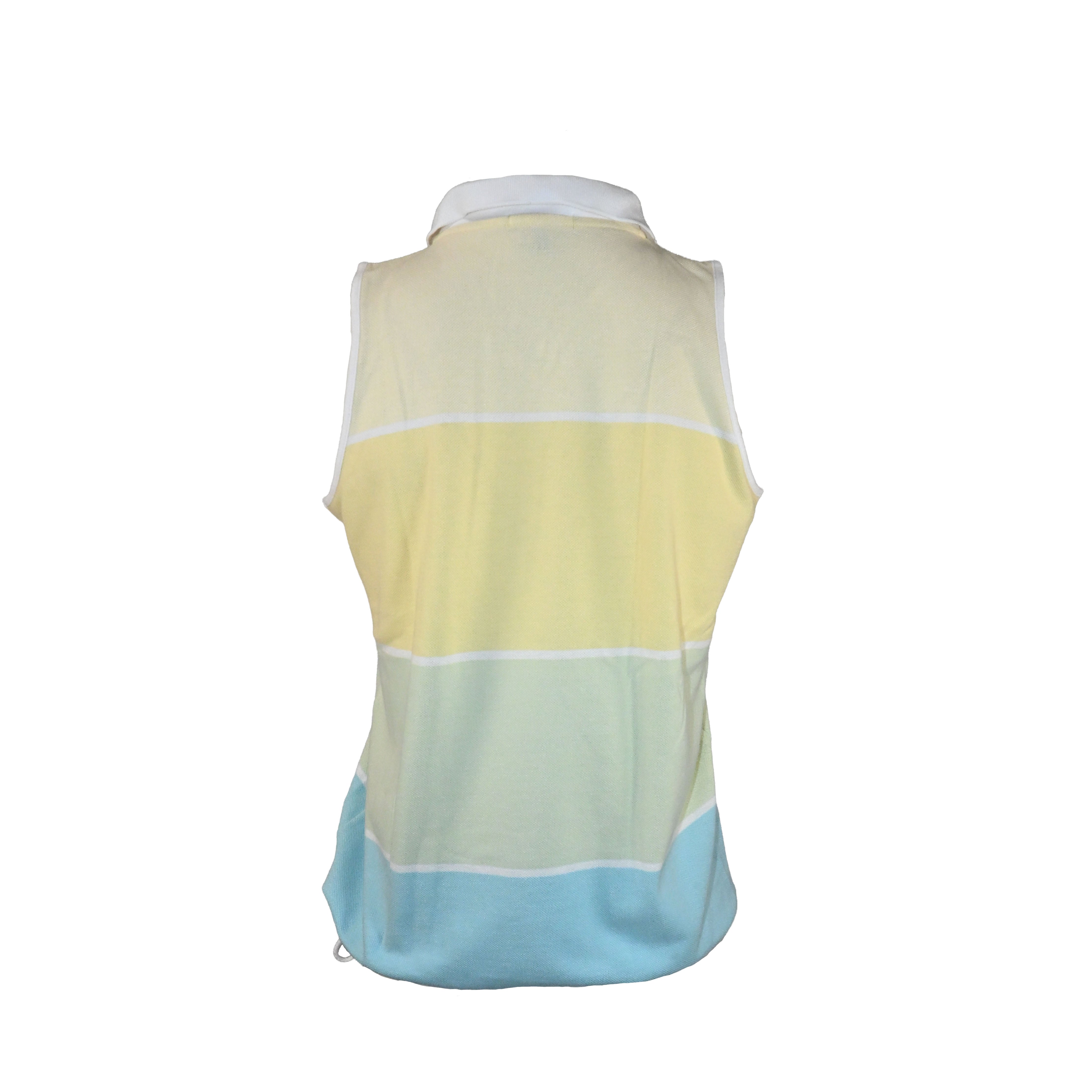 Blusa polo listras coloridas