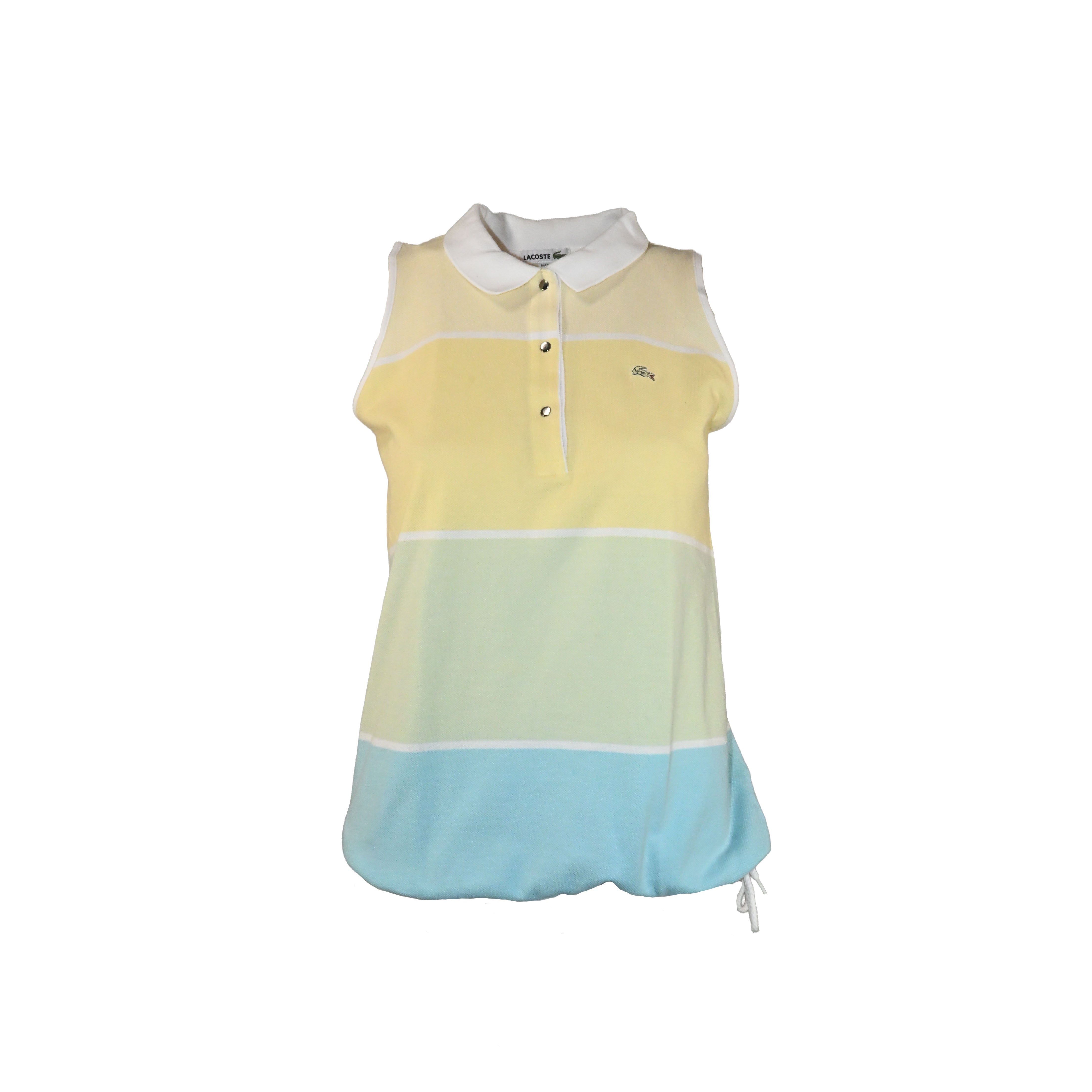 Blusa polo listras coloridas