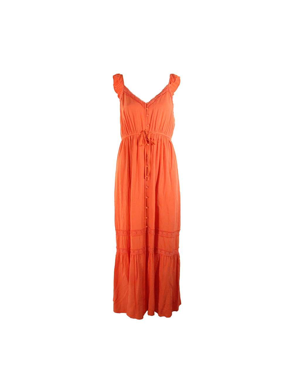 Vestido Longo Laranja