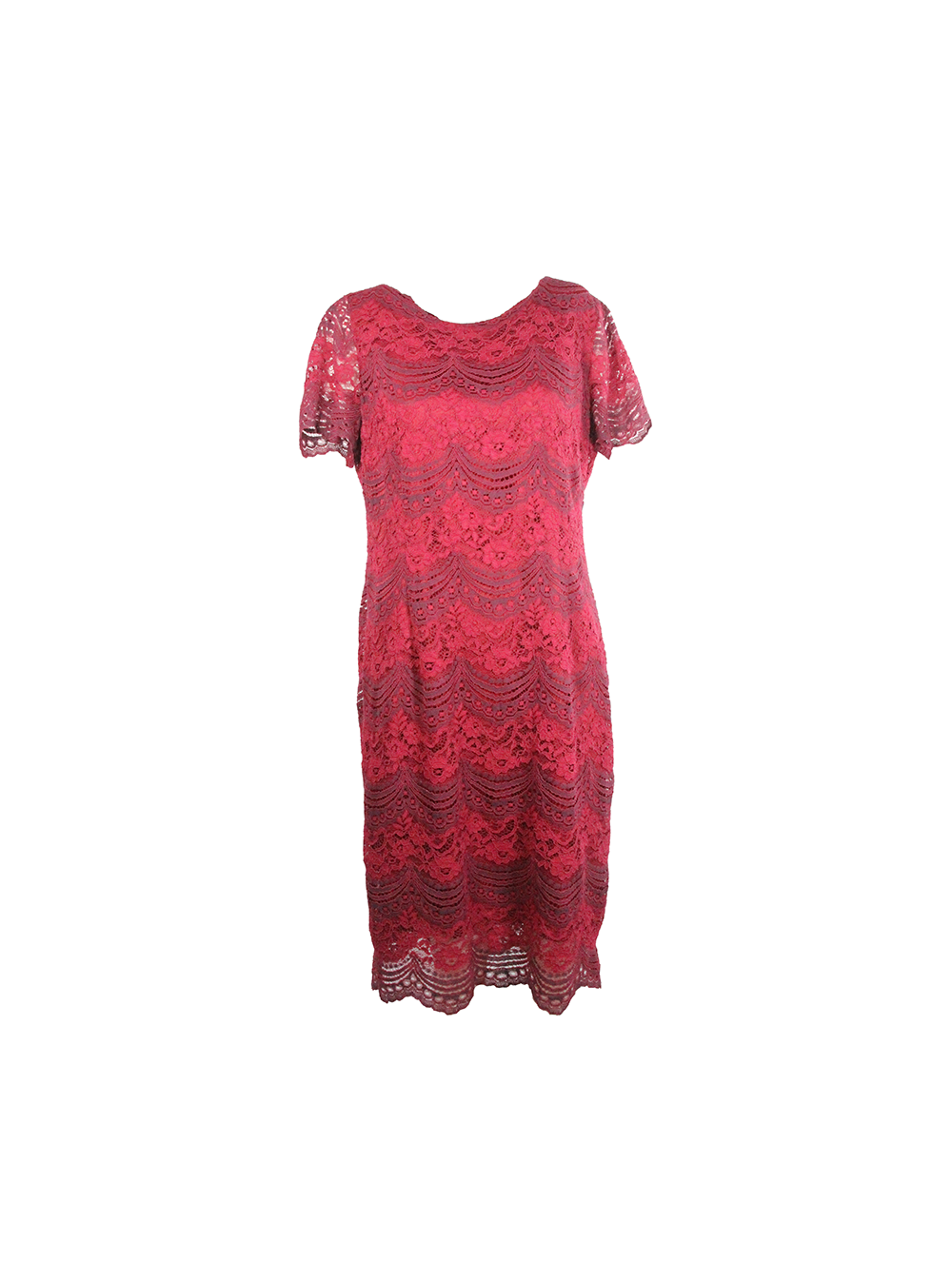 Vestido de renda vinho