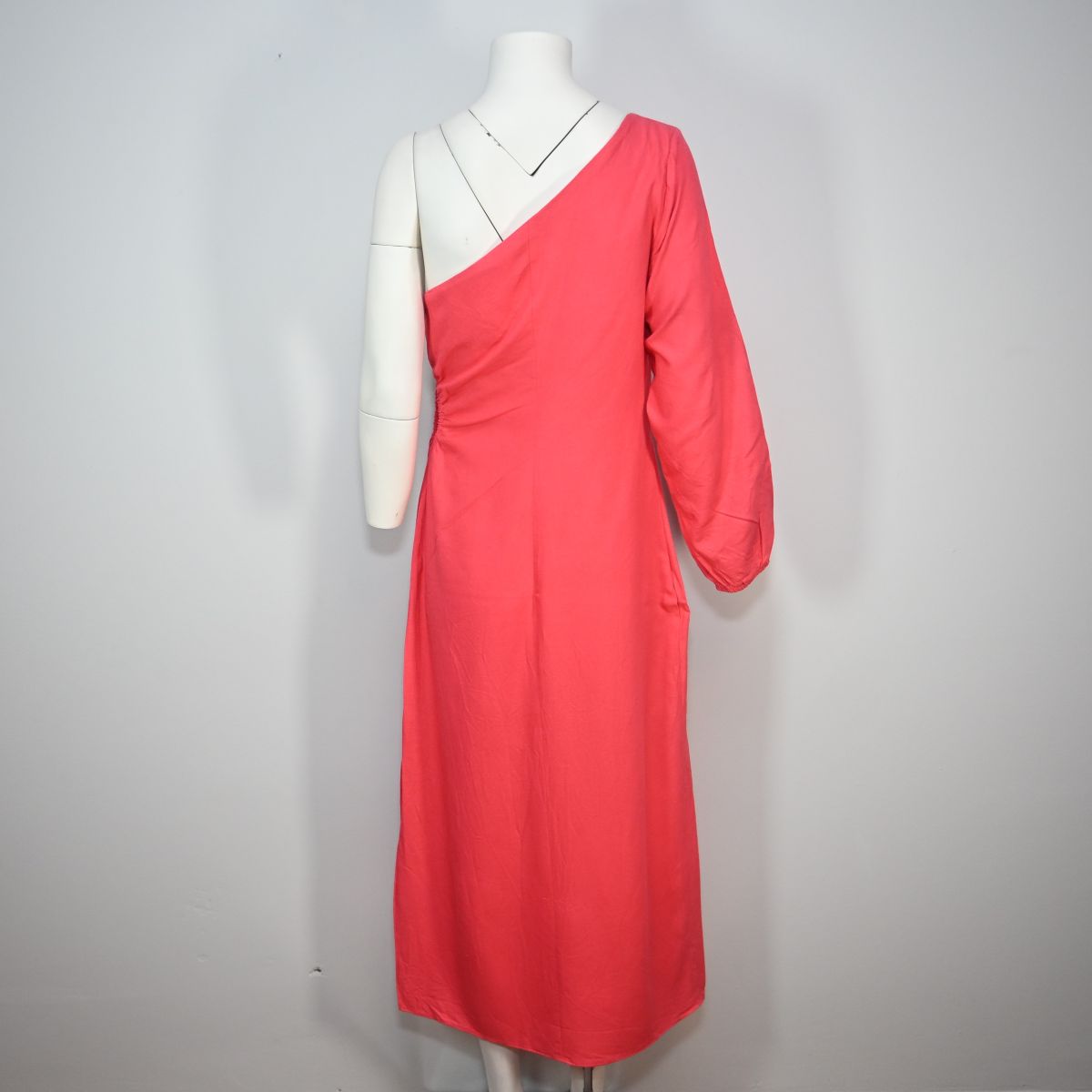 Vestido longo rosa com um obro só