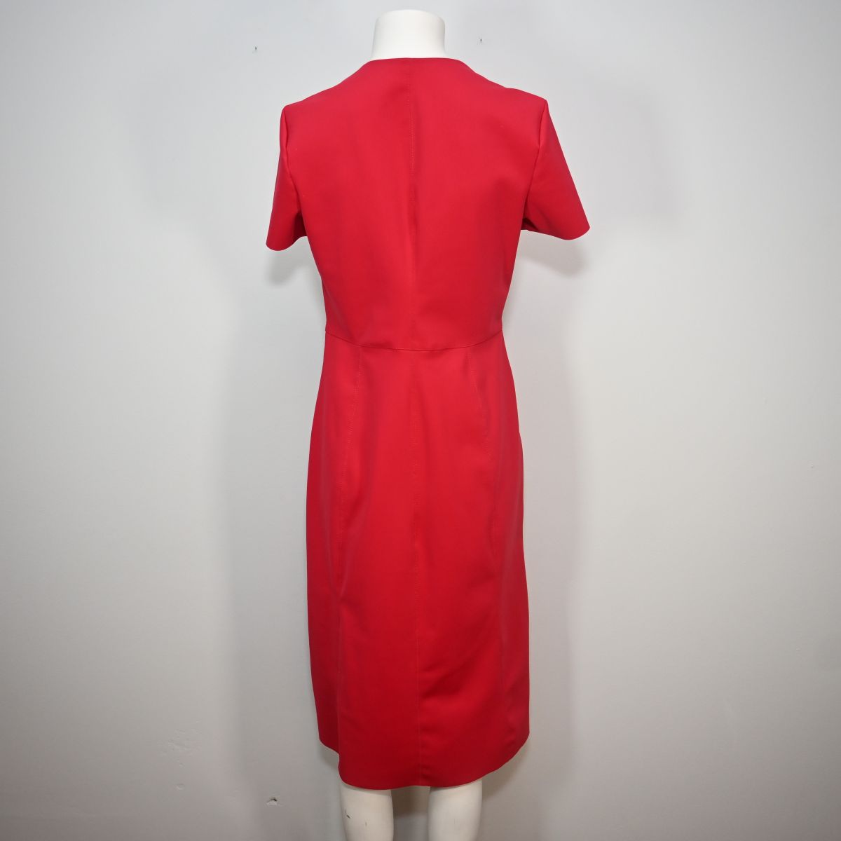 Vestido vermelho de alfaiataria