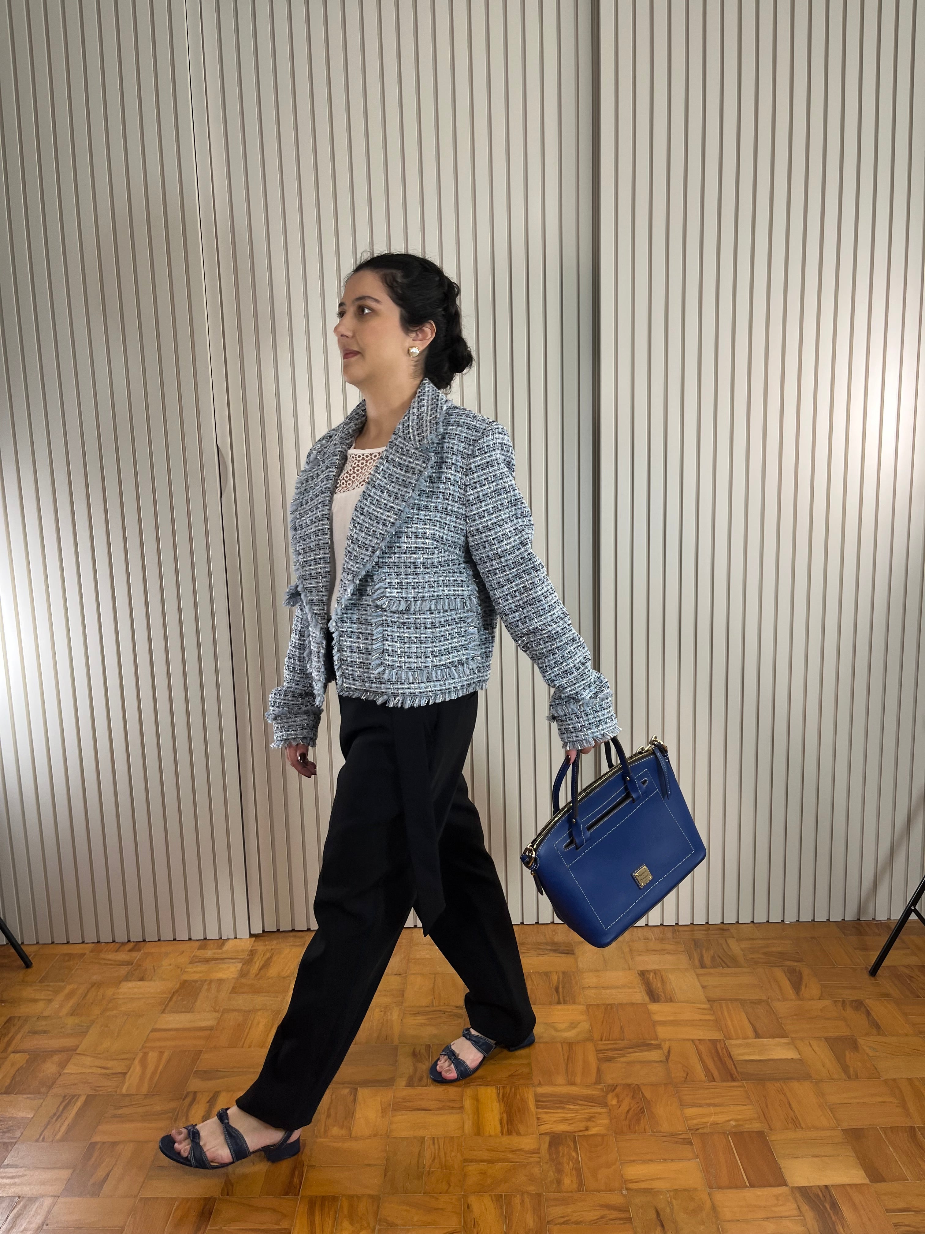 Bolsa Média Azul Royal