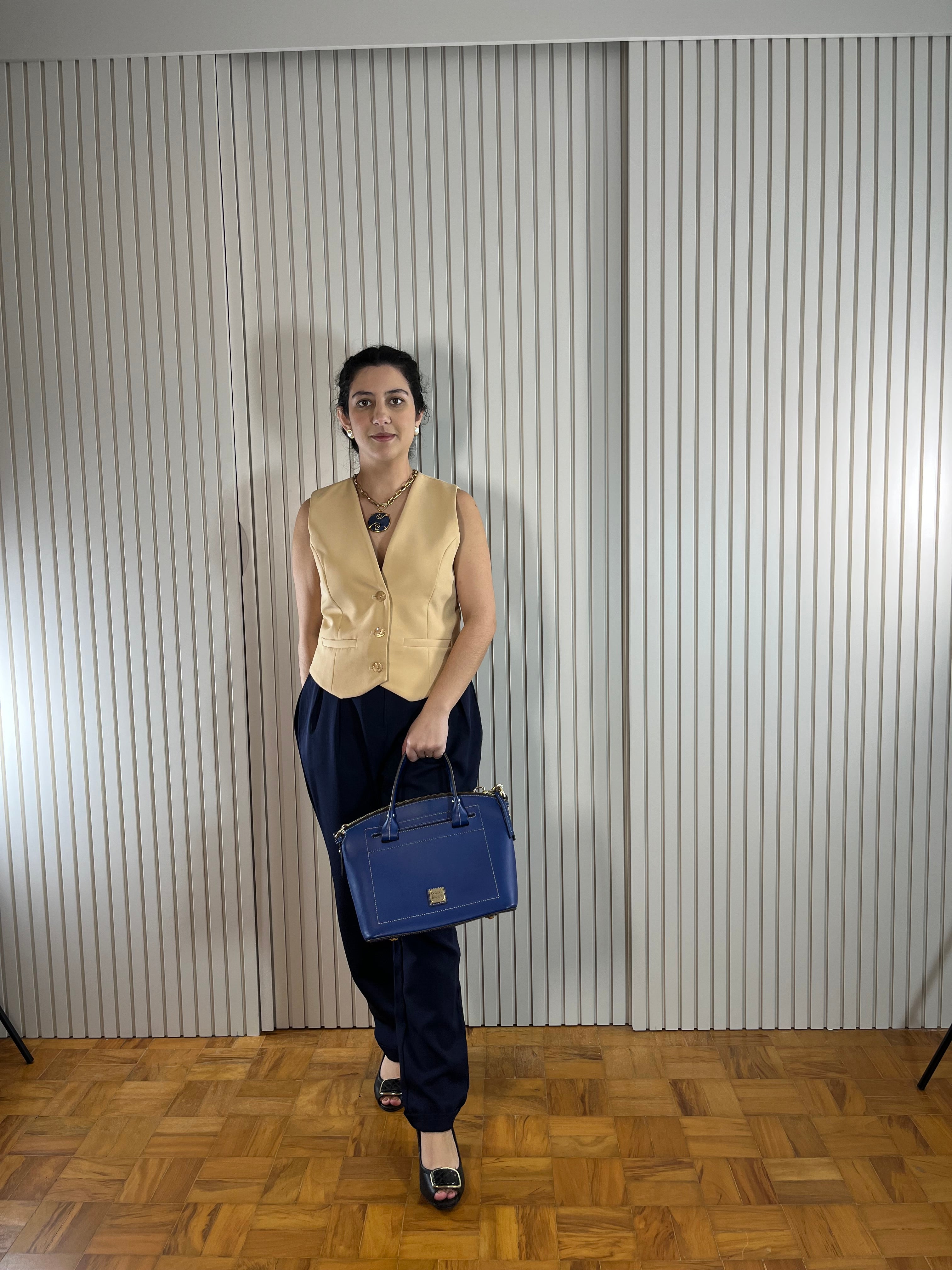 Bolsa Média Azul Royal