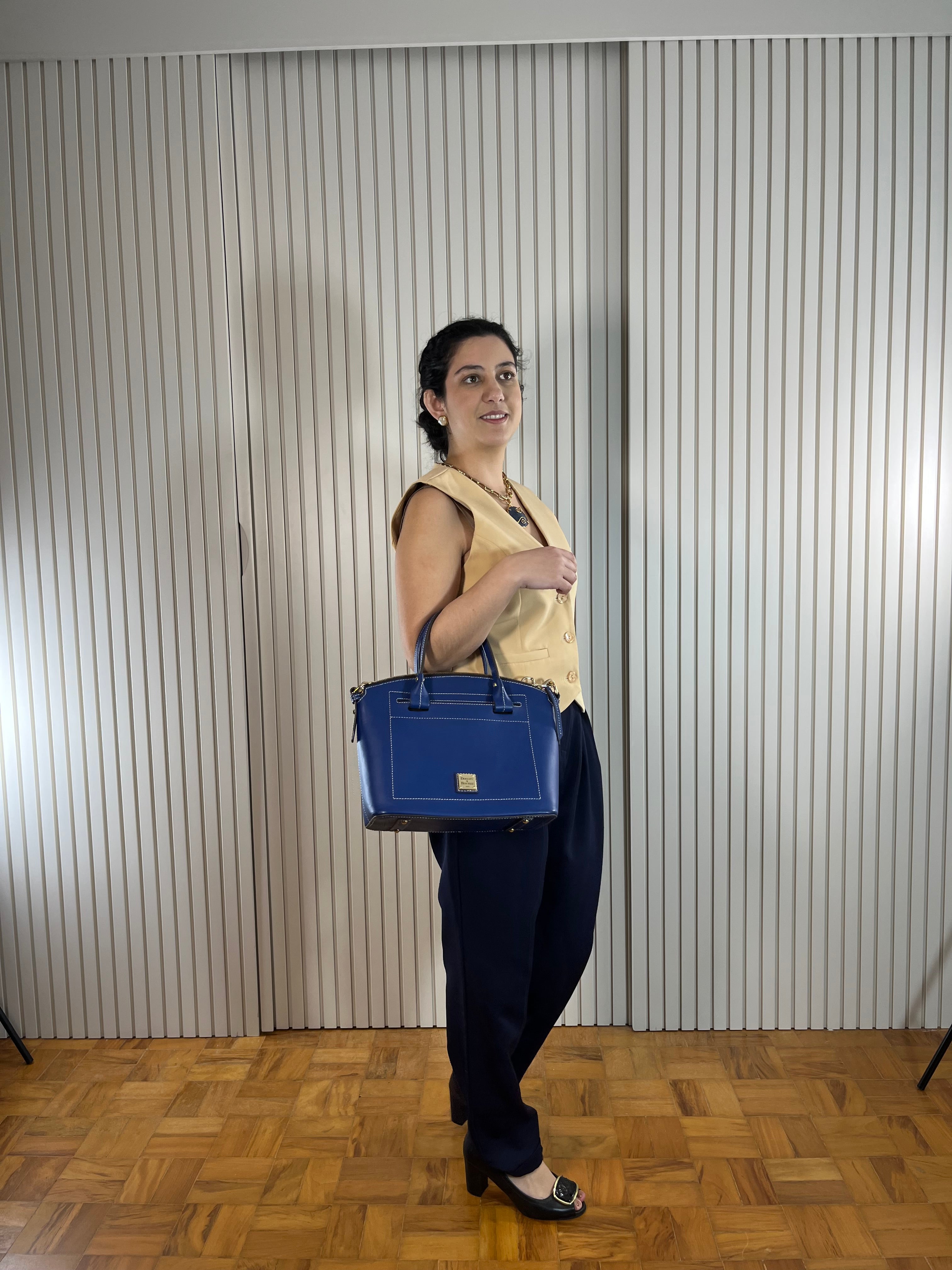 Bolsa Média Azul Royal