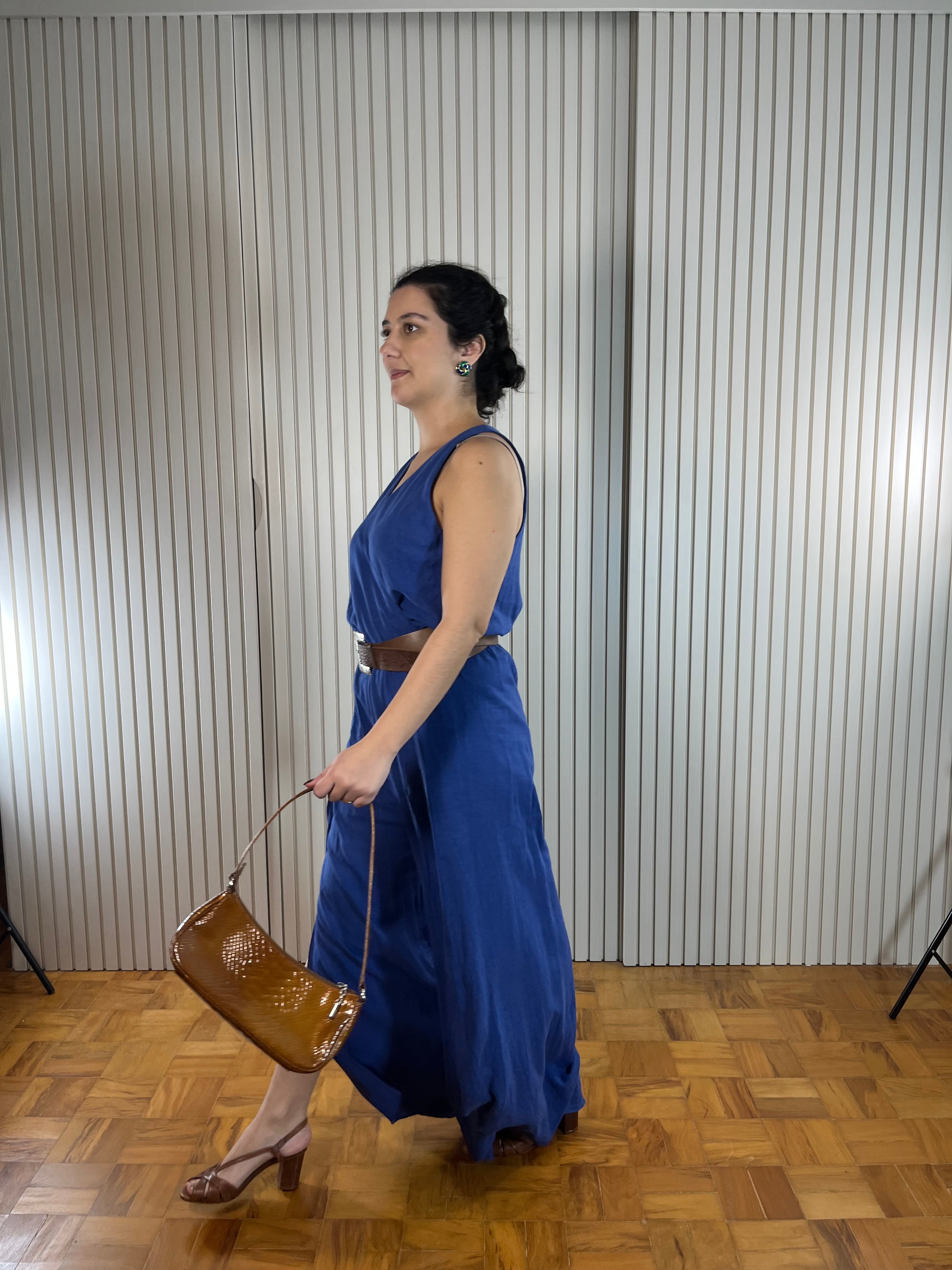 Bolsa Pequena Bege Padrão Croc