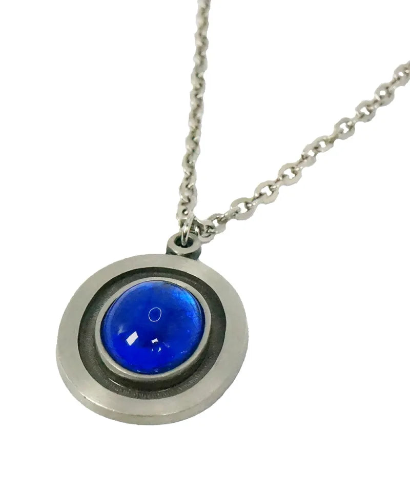 Colar Com Pedra Azul