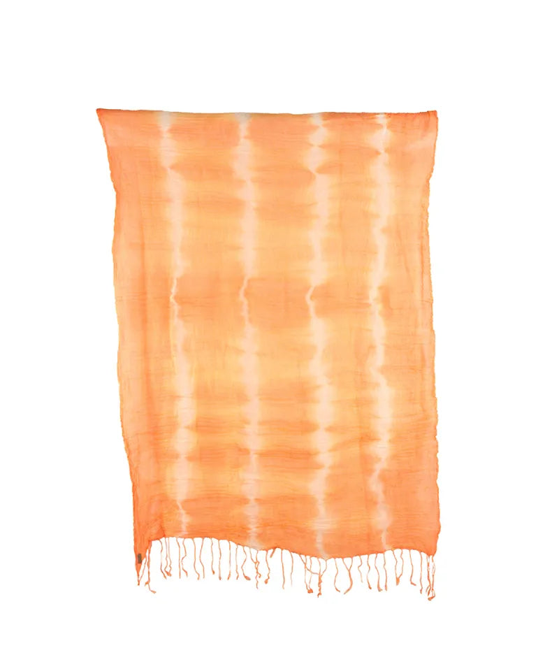 Lenço Laranja Tie Dye