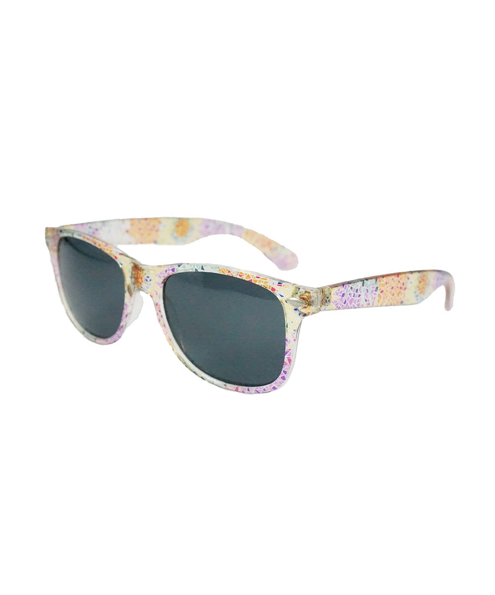 Óculos Wayfarer Com Armação Estampada