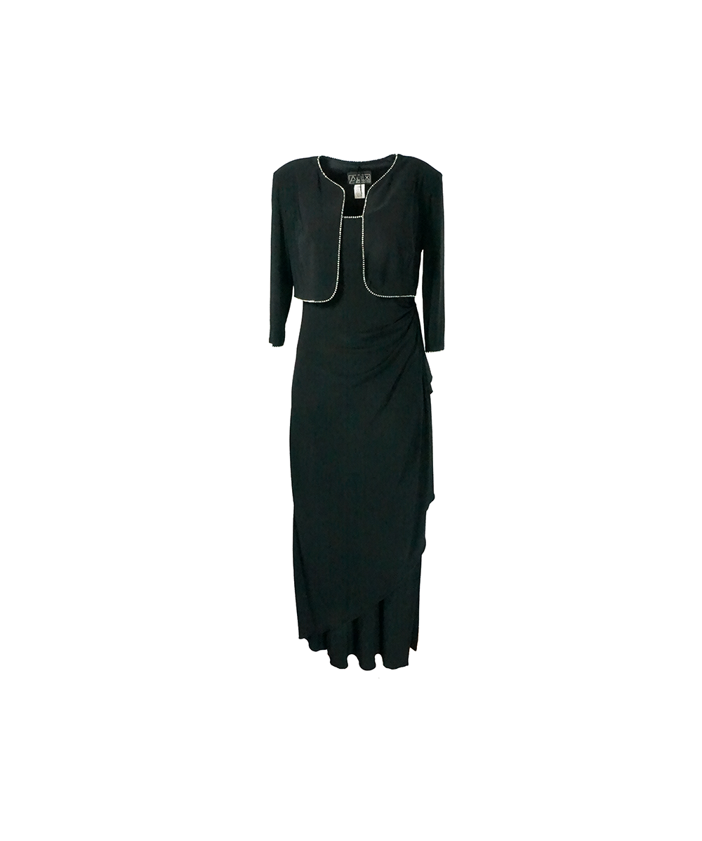 Vestido de Festa Preto Regata