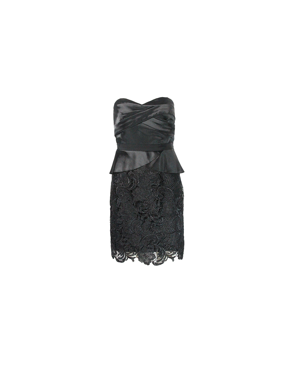 Vestido de Festa Preto Rendado