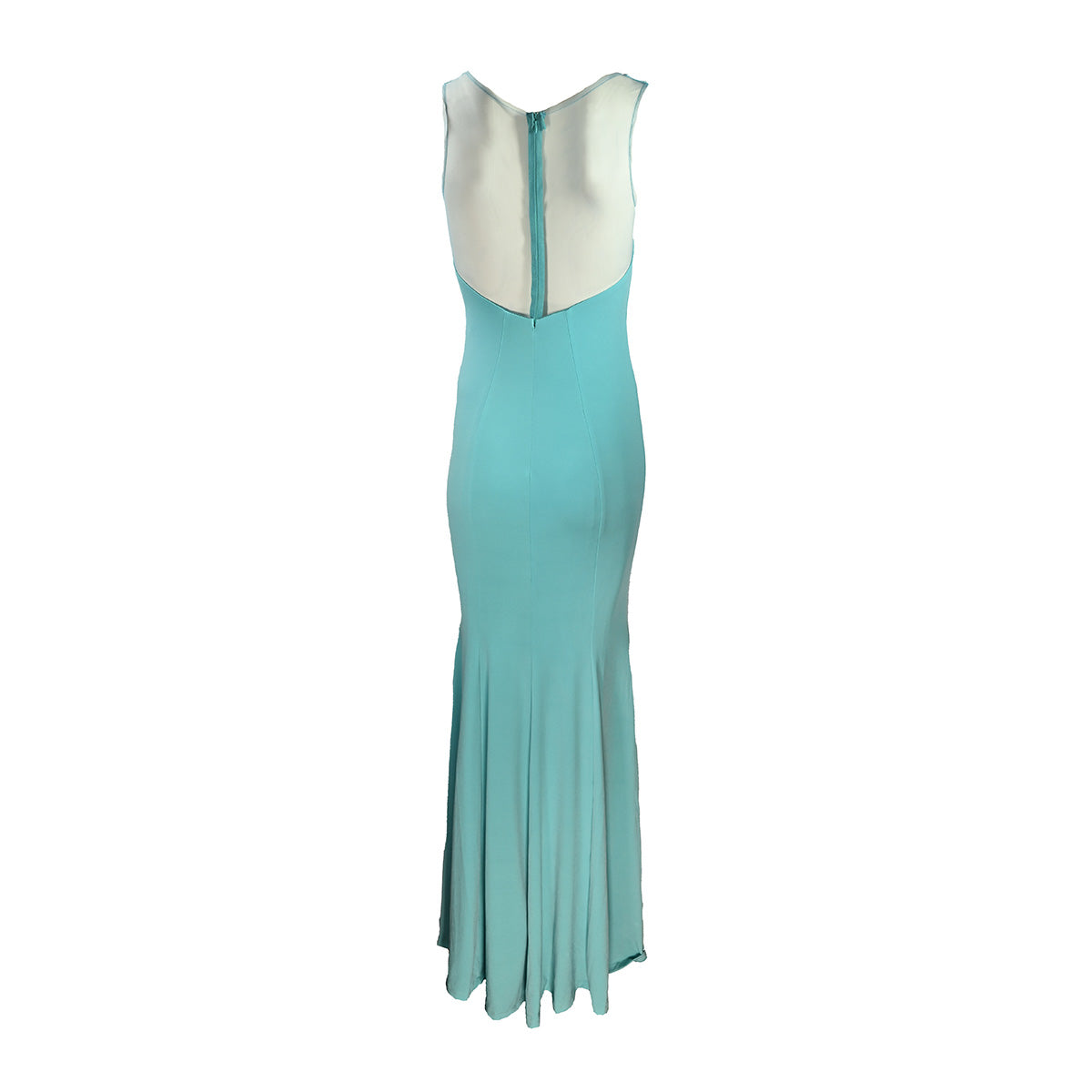 Vestido branco de renda com pedraria