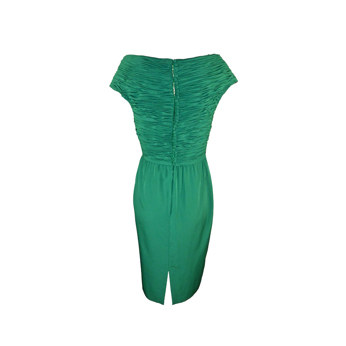 Vestido de festa curto verde