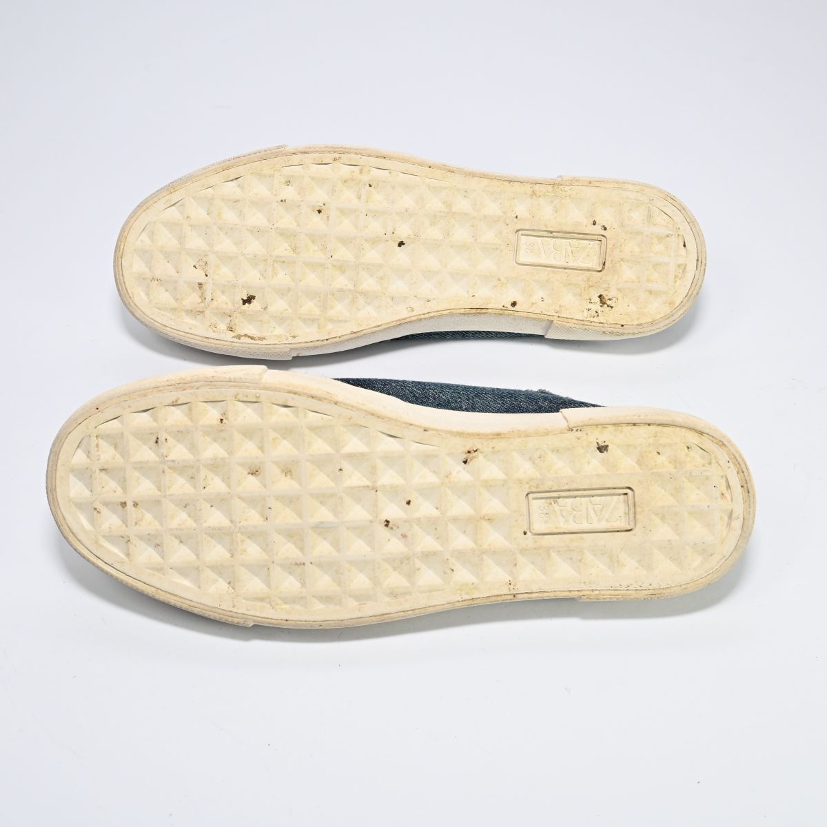 Sapato Mule Jeans com Cadarço