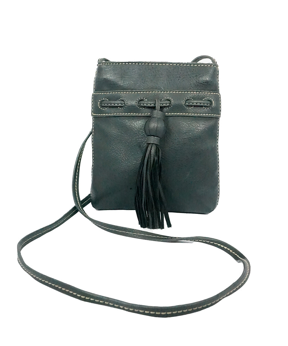 Bolsa Pequena Preta com Tasel