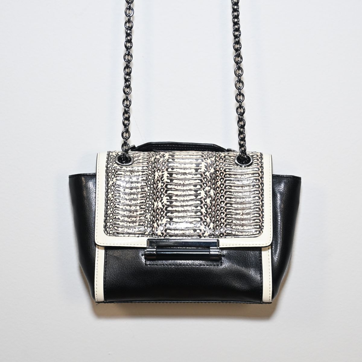 Bolsa couro de cobra