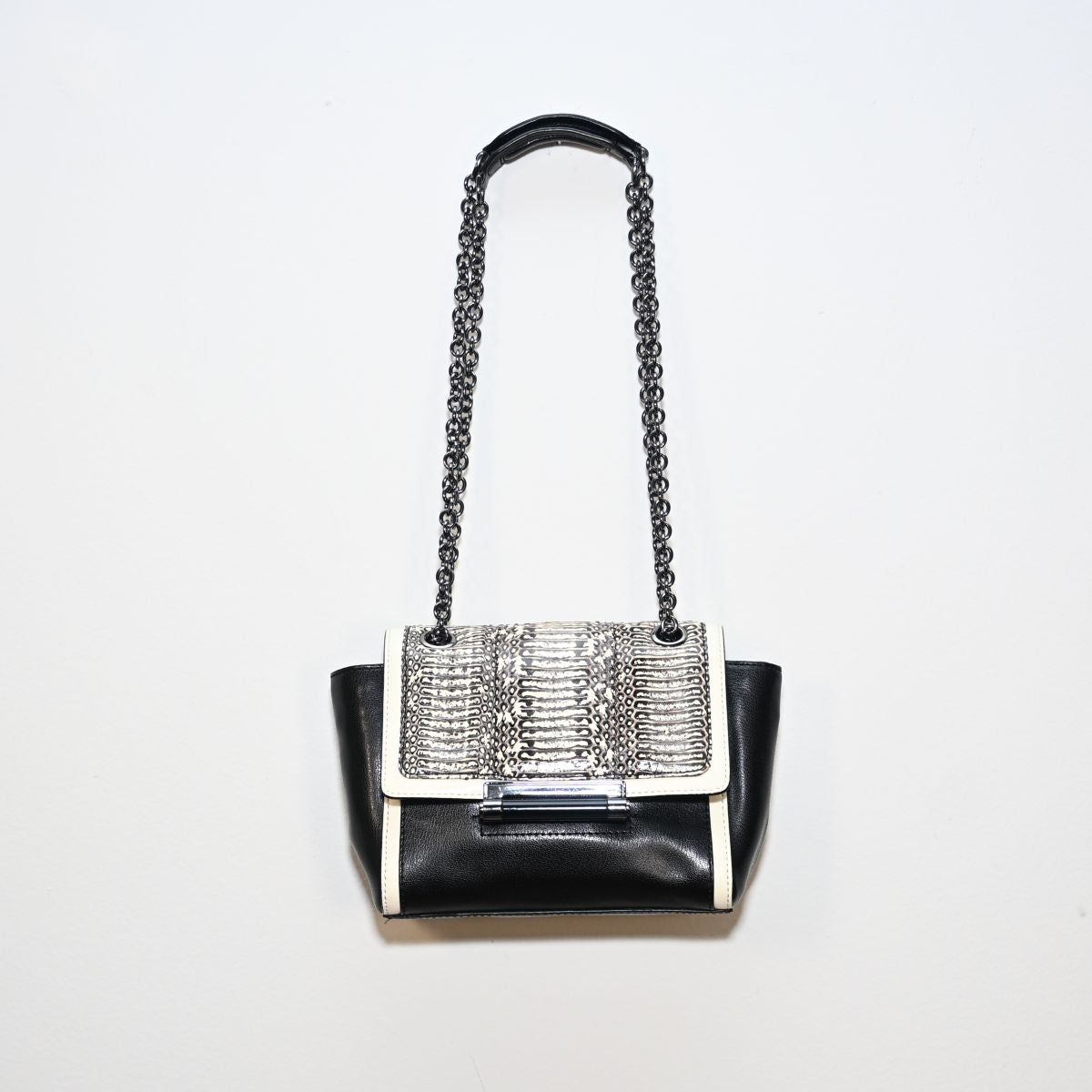 Bolsa couro de cobra