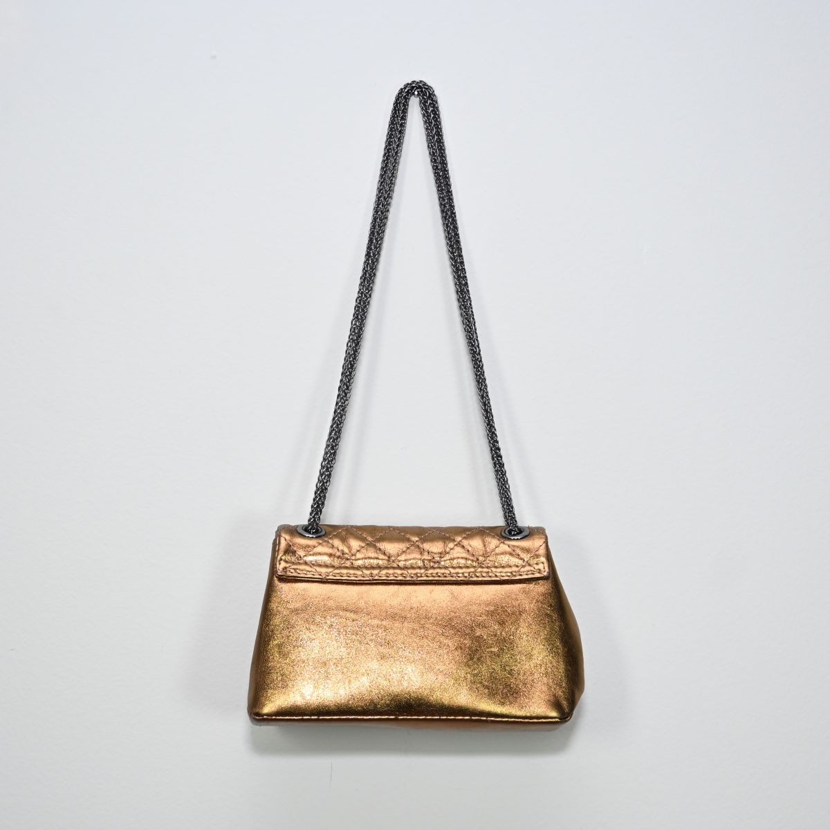 Bolsa média dourada