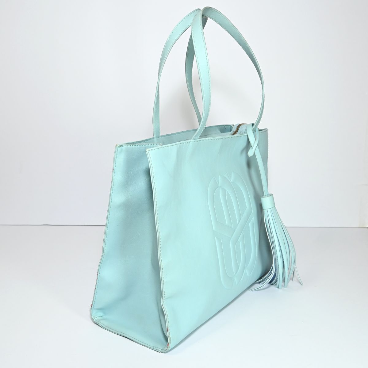 Bolsa tote azul claro