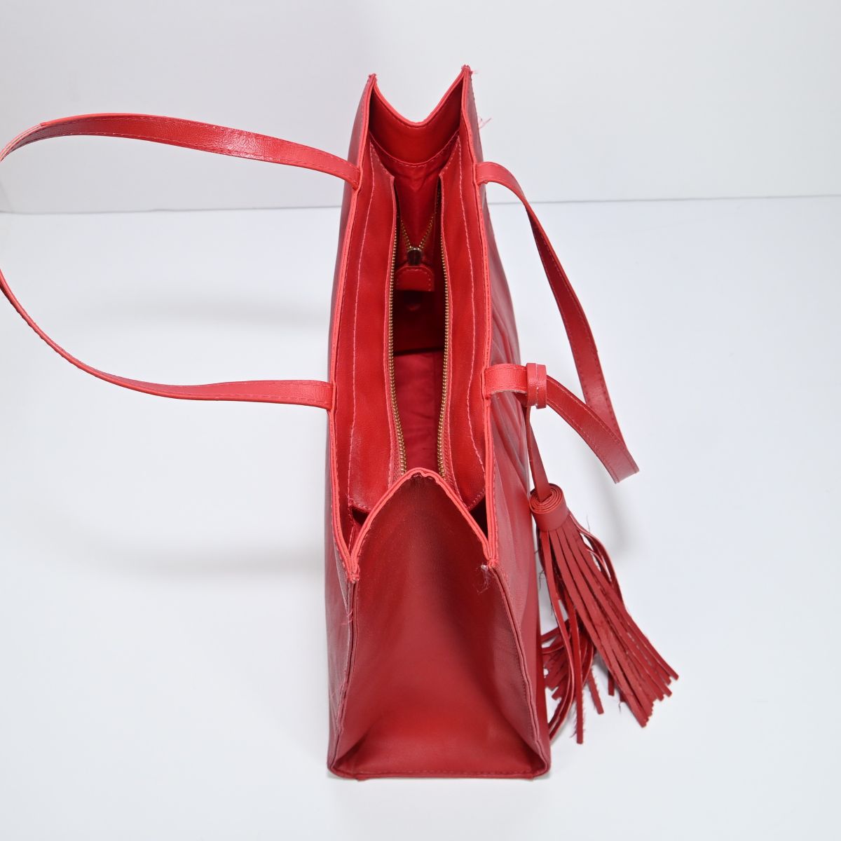 Bolsa tote vermelha
