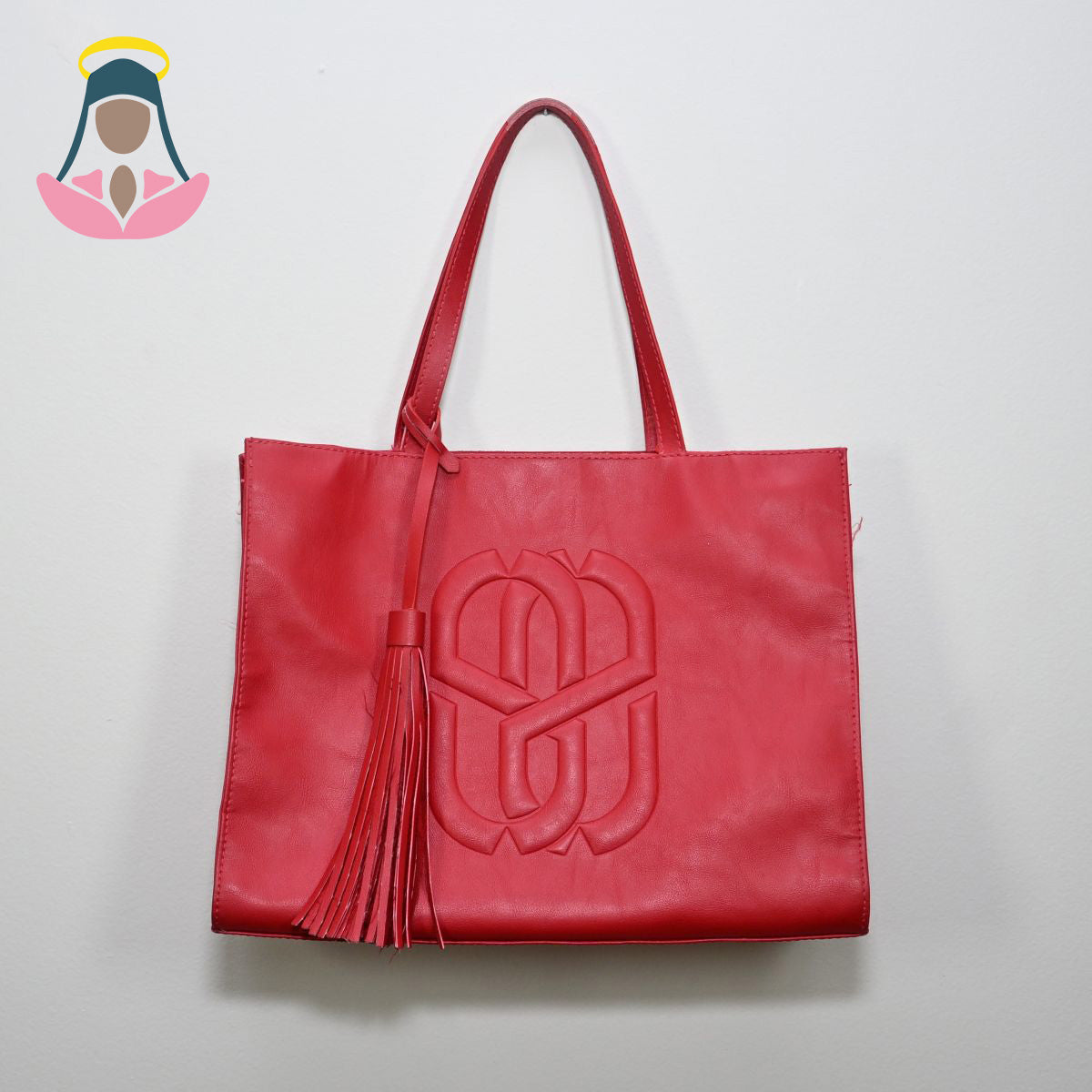 Bolsa tote vermelha