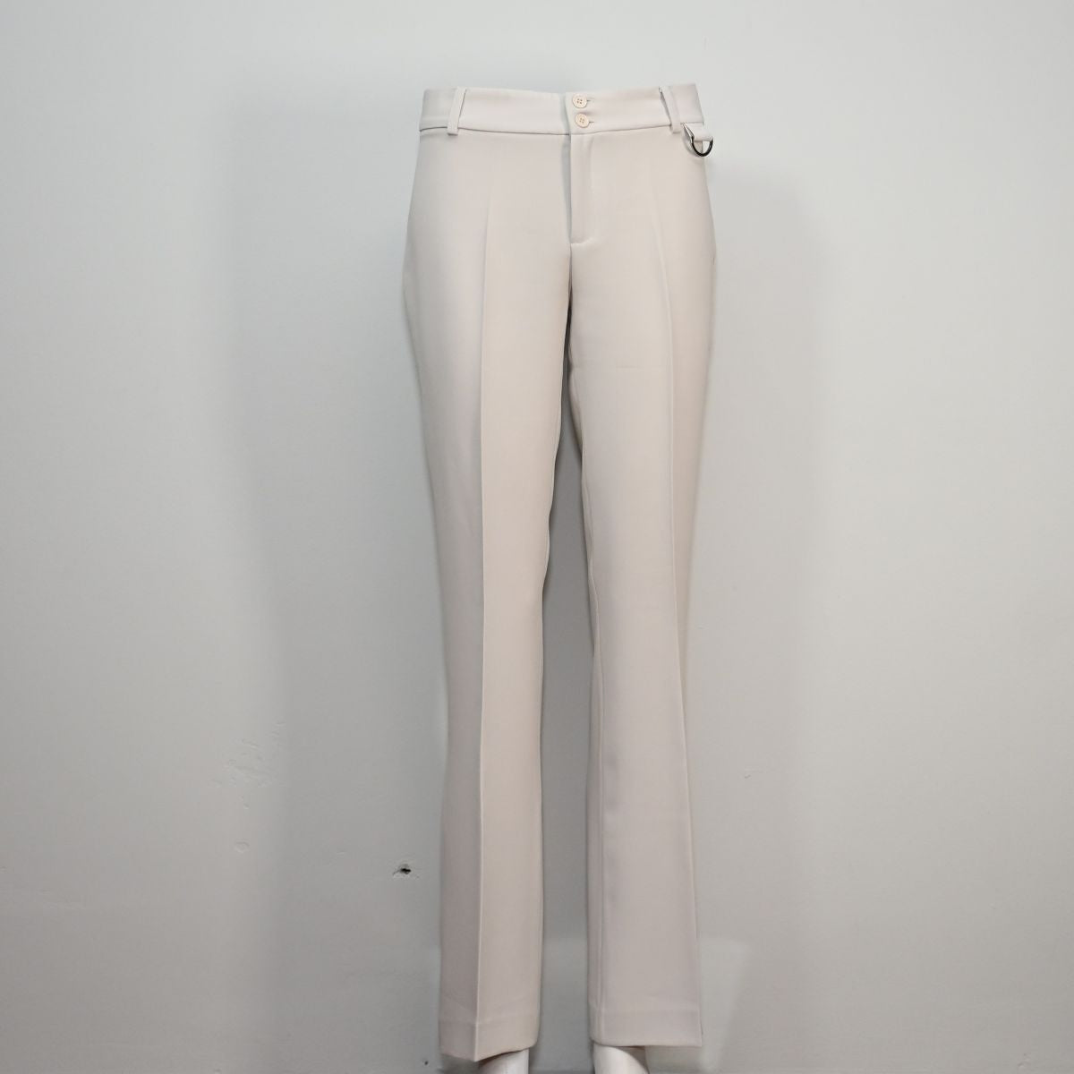 Calça de alfaiataria cinza claro